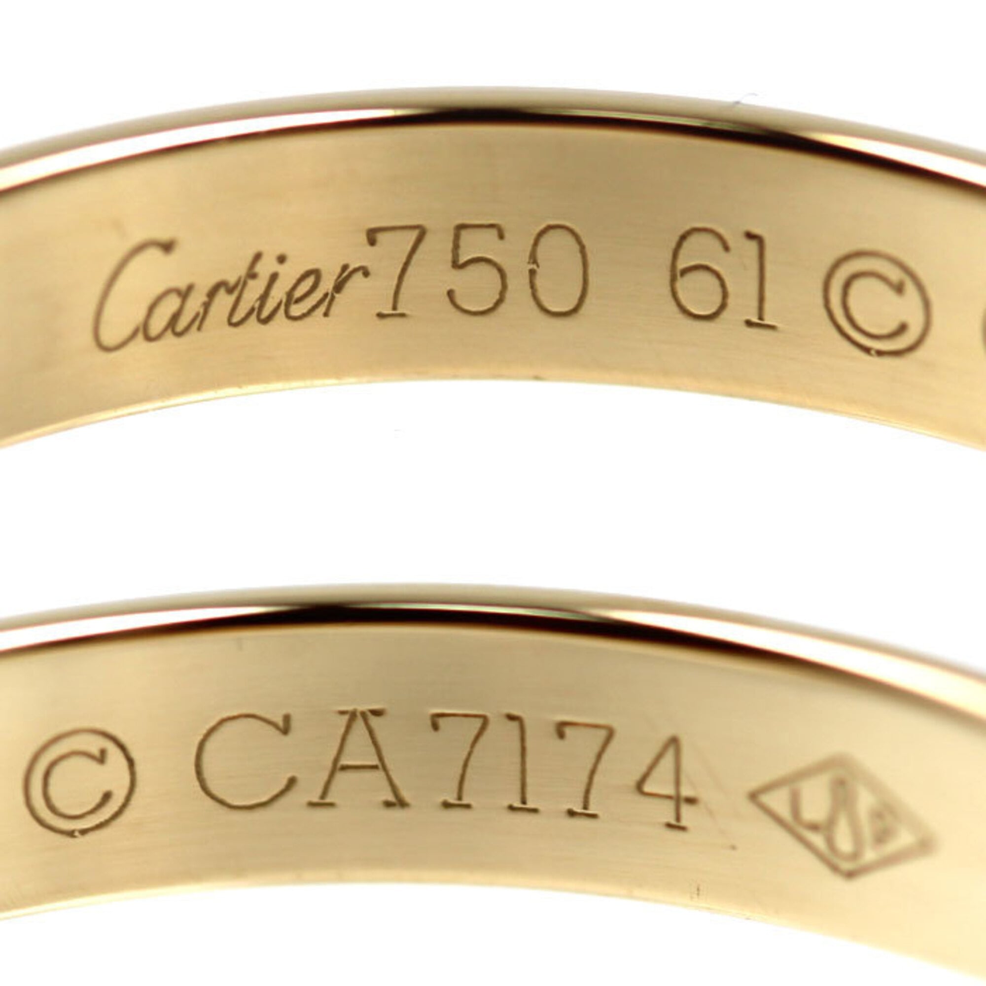 Cartier Yellow Gold (18K) Band Ring (Pre-Owned)