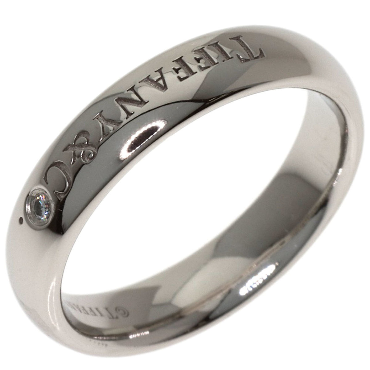 Tiffany Platinum 950 Band Ring (Pre-Owned)