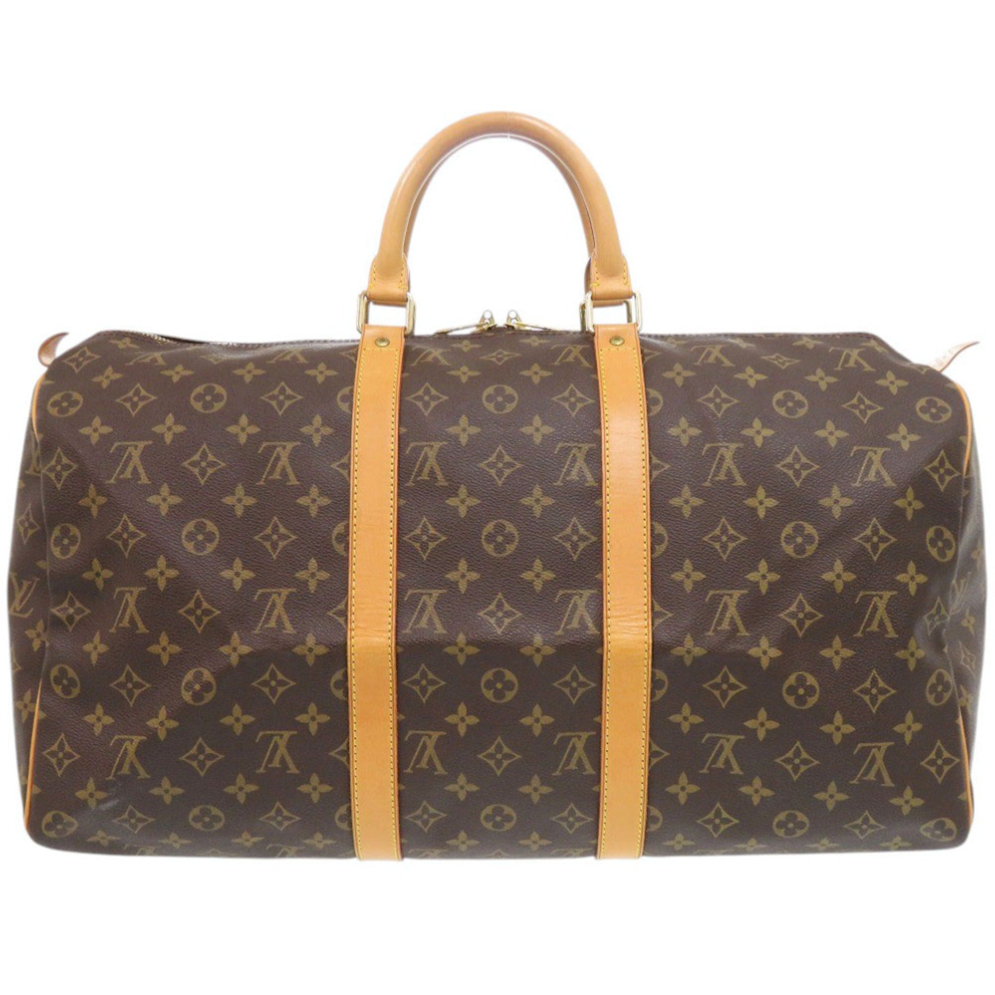 Louis Vuitton Monogram Brown Monogram Canvas Boston Bag (Pre-Owned)