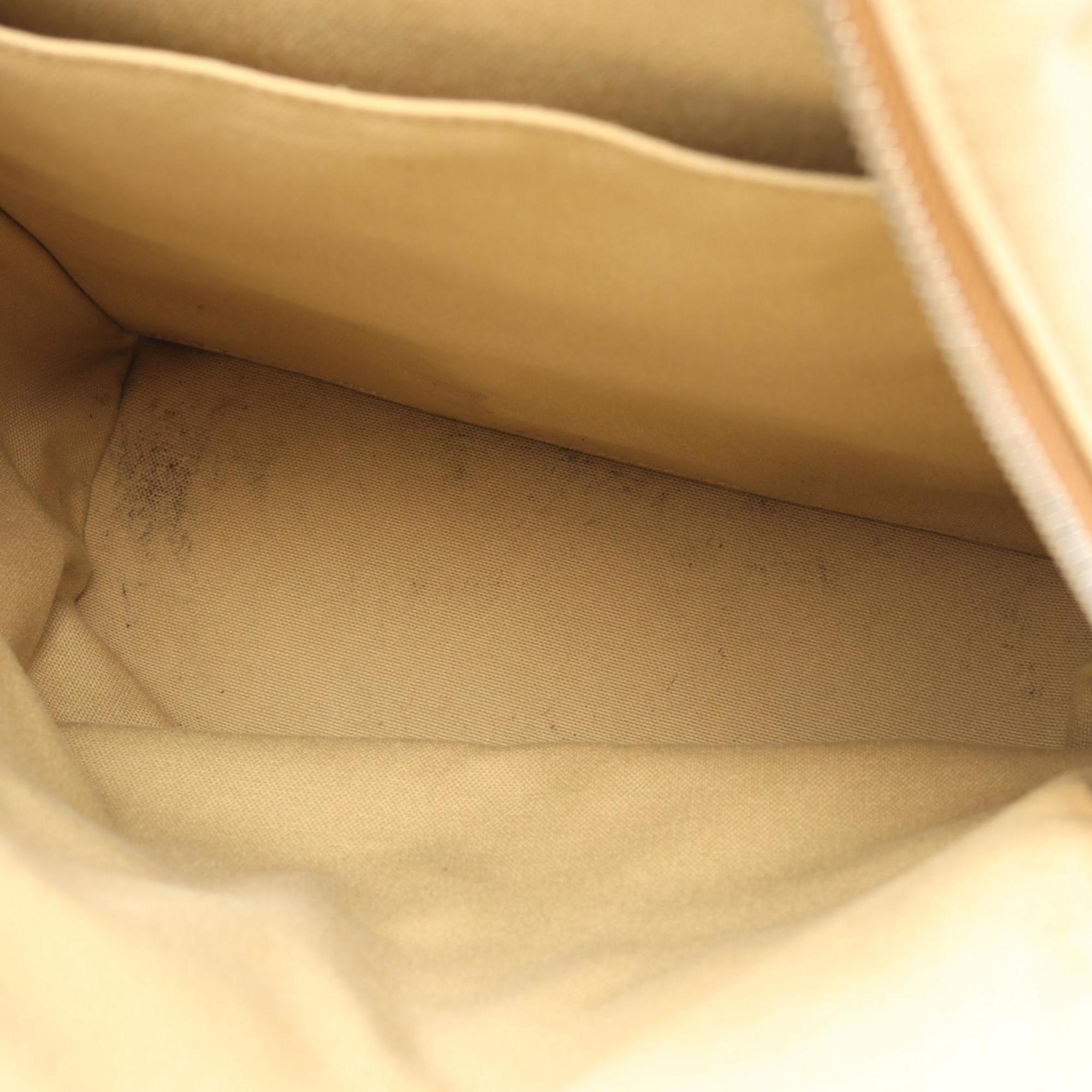 Loewe Beige Canvas Leather Backpack (Pre-Owned)