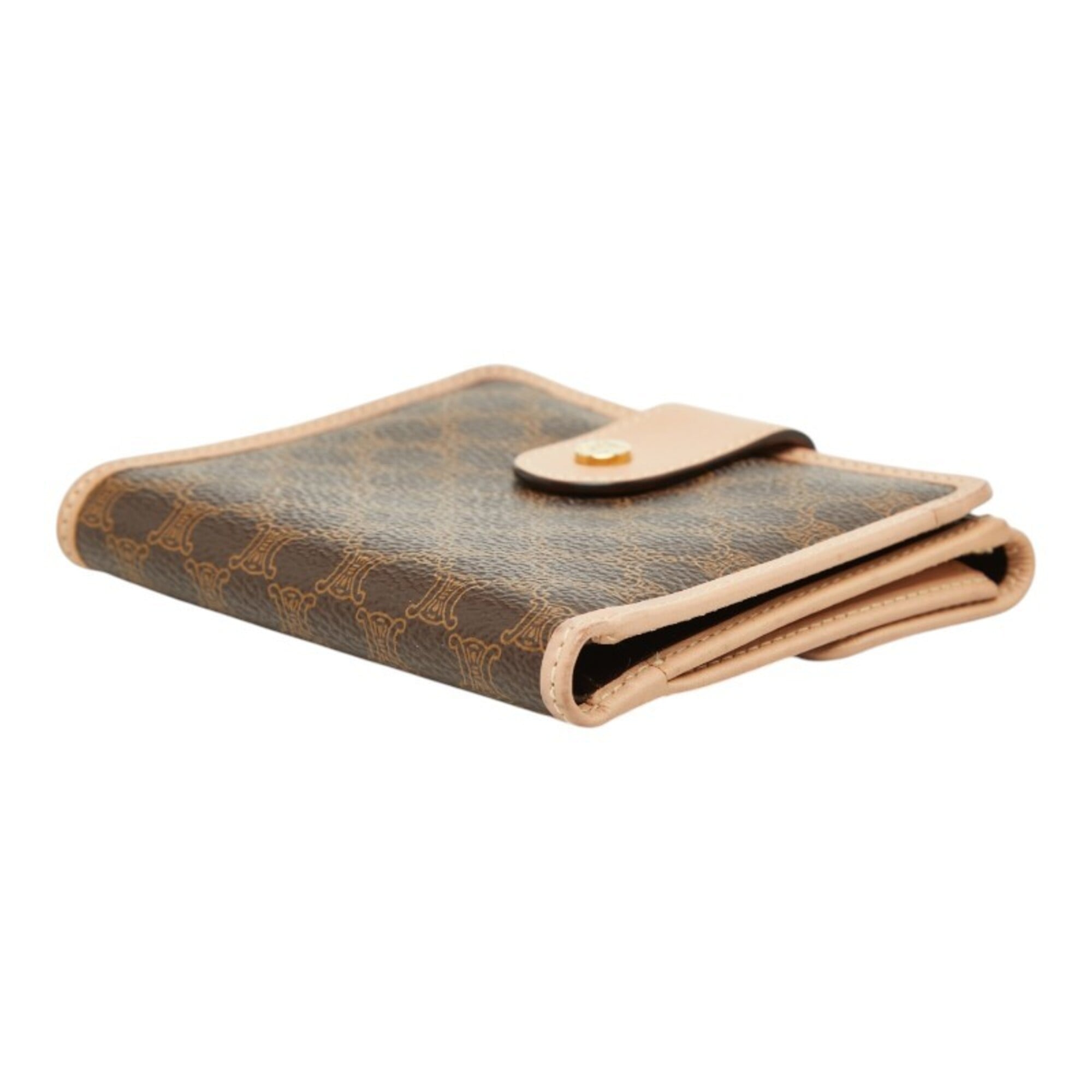 Celine Brown Pvc Leather Wallet (Bi-Fold) (Pre-Owned)