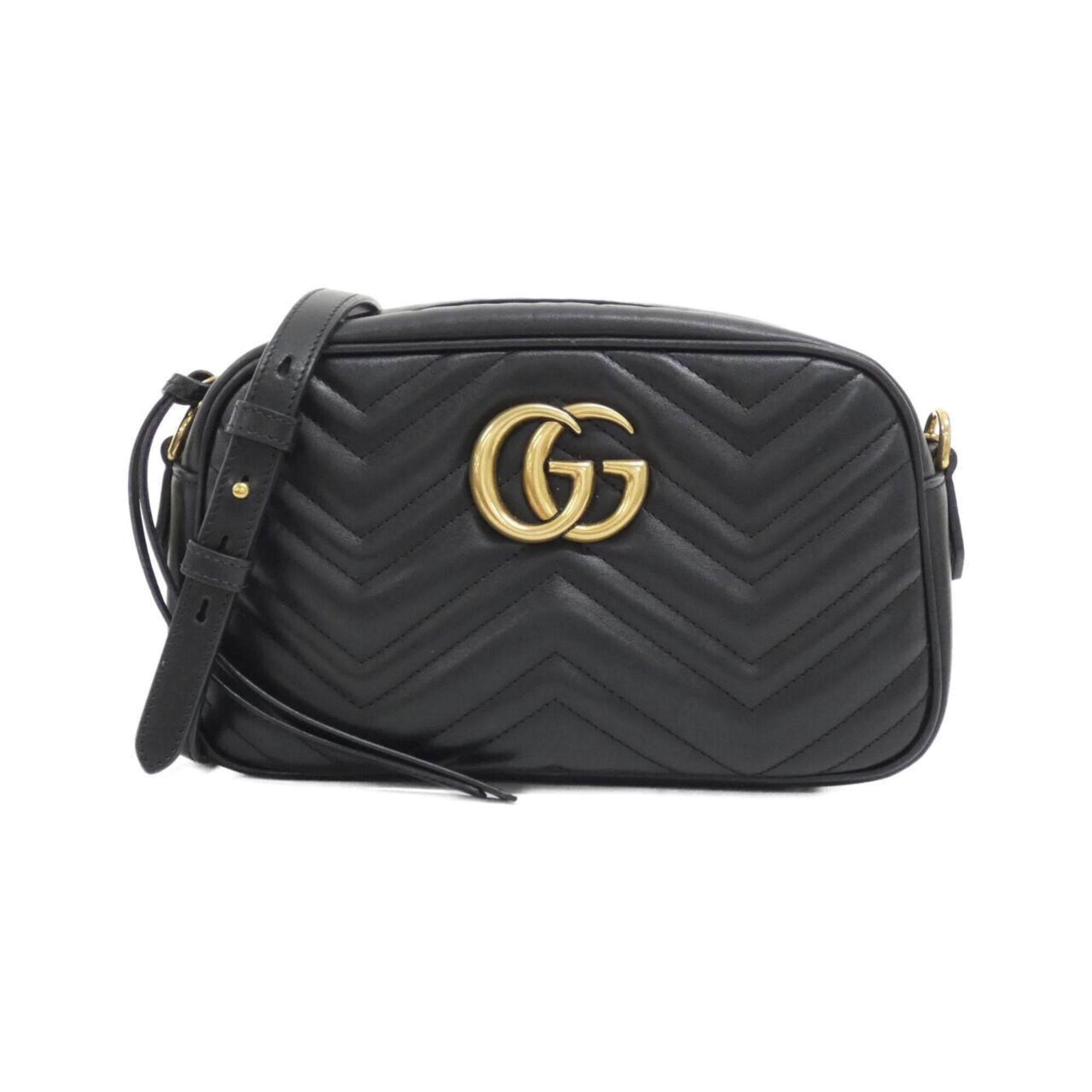 Gucci Black Leather Shoulder Bag (Pre-Owned)