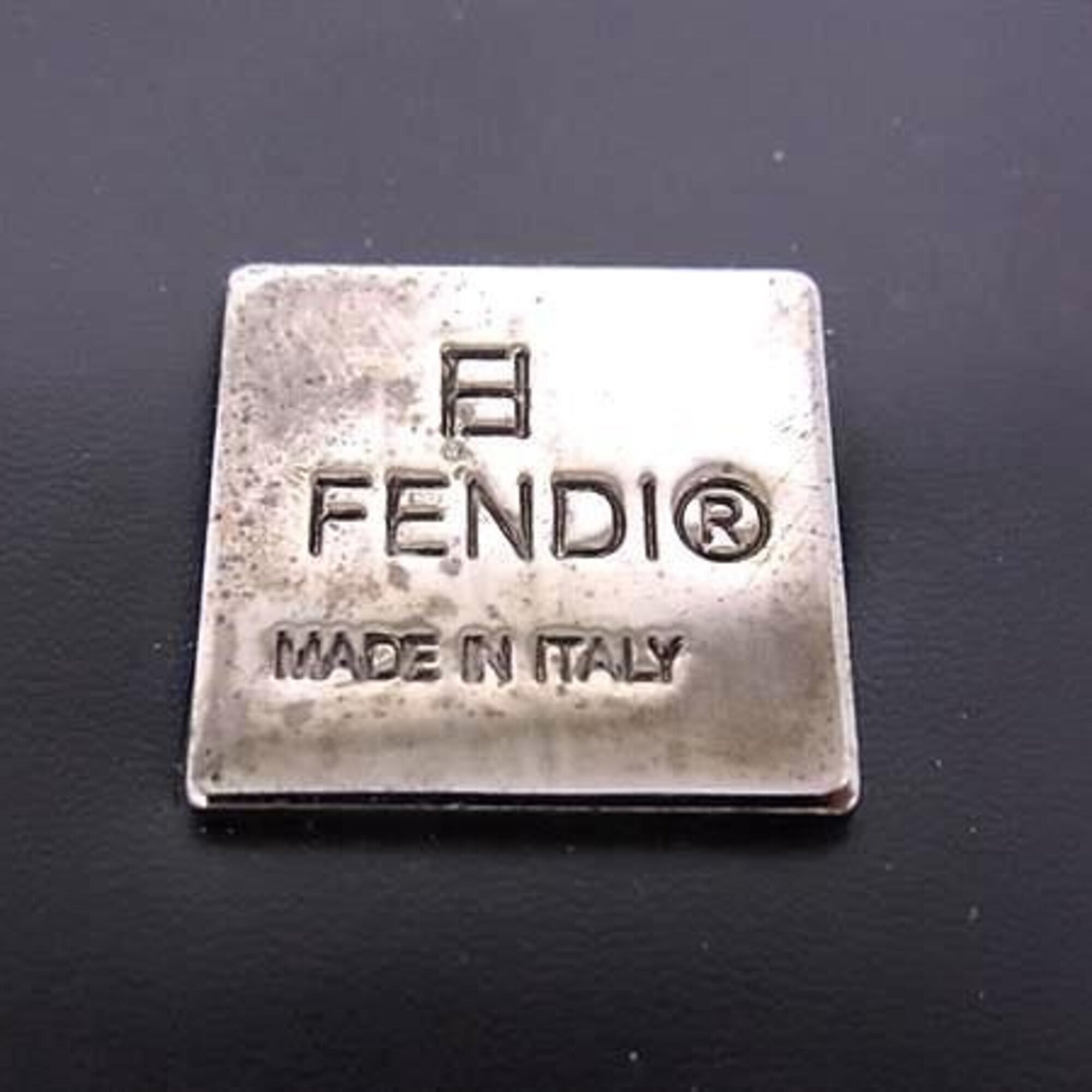 Fendi Brown Canvas Leather Wallet (Tri-Fold) (Pre-Owned)