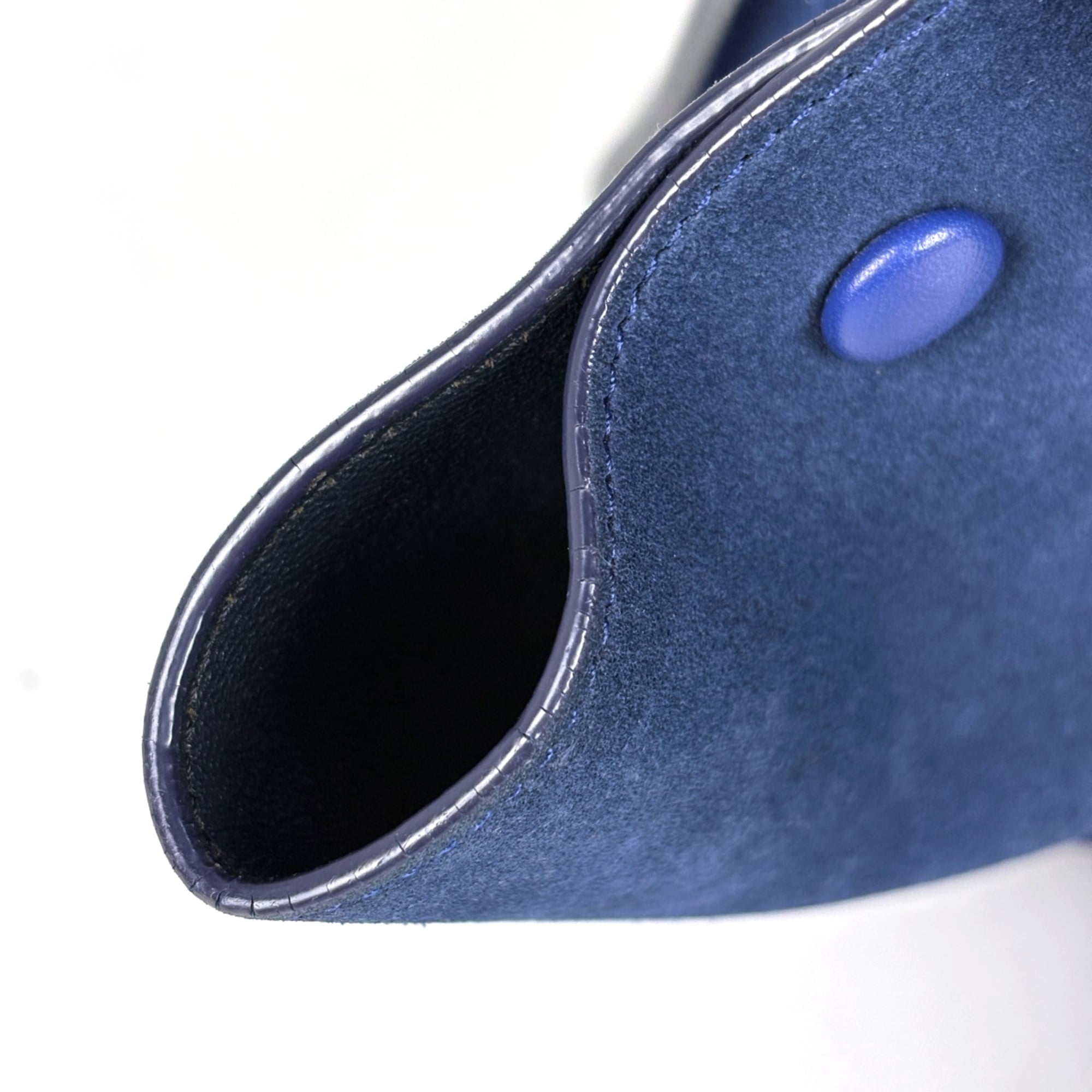 Celine Trapeze Blue Navy Leather Handbag (Pre-Owned)