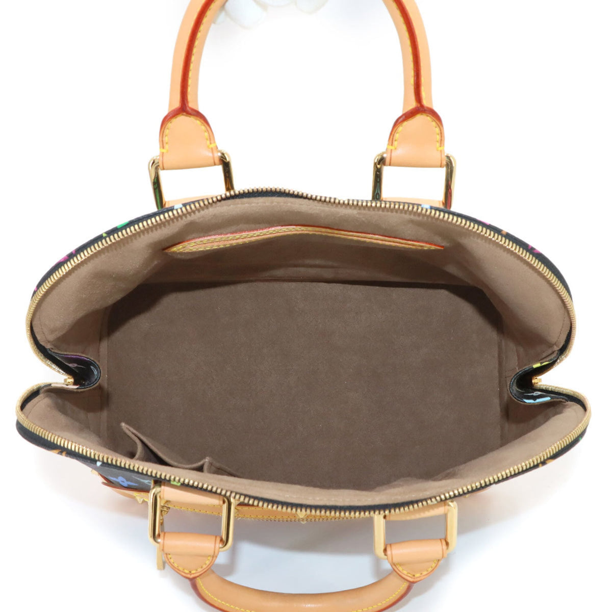 Louis Vuitton Multi-Color Noir Monogram Multicolore Canvas Handbag (Pre-Owned)