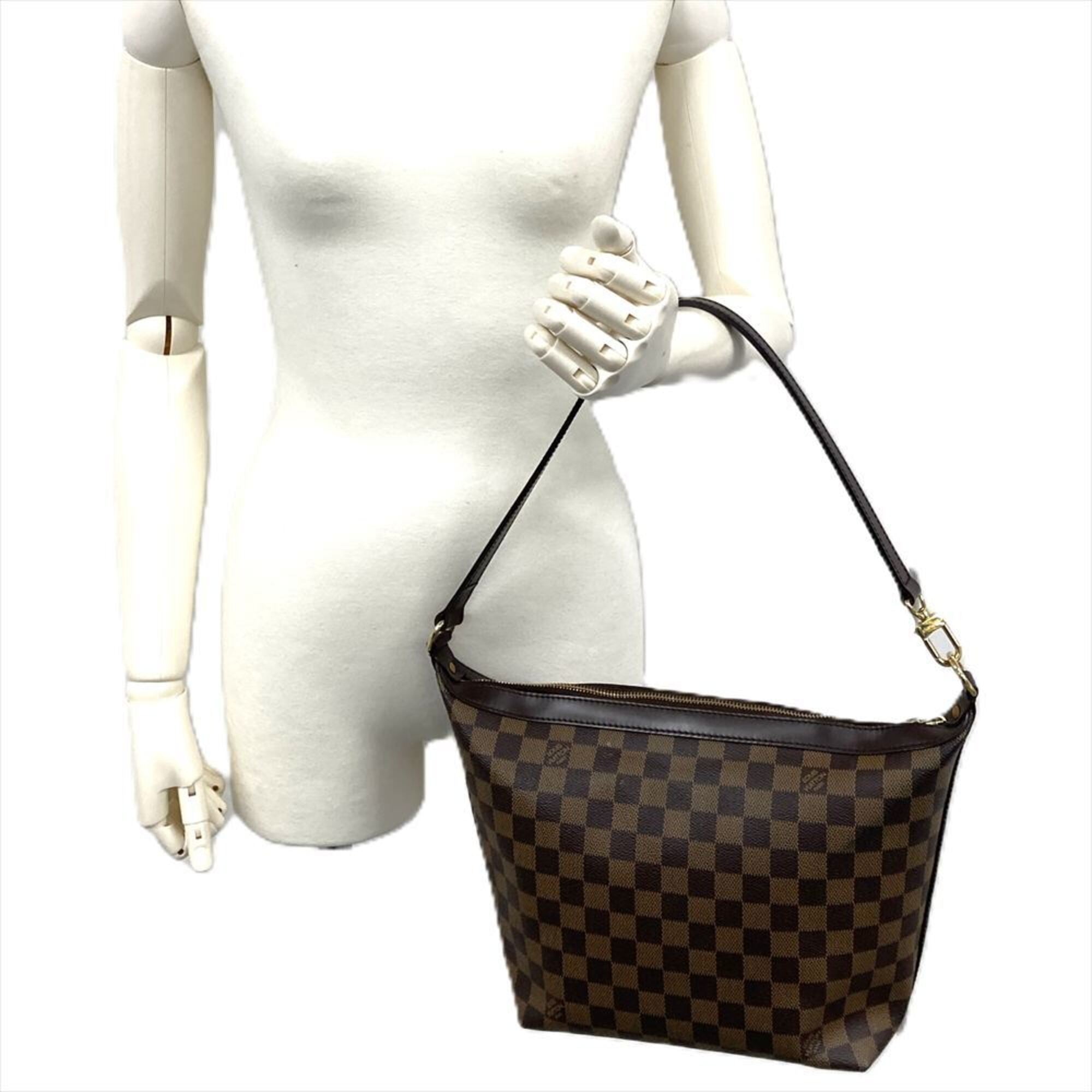 Louis Vuitton Brown Damier Canvas Ebene Damier Canvas Shoulder Bag (Pre-Owned)