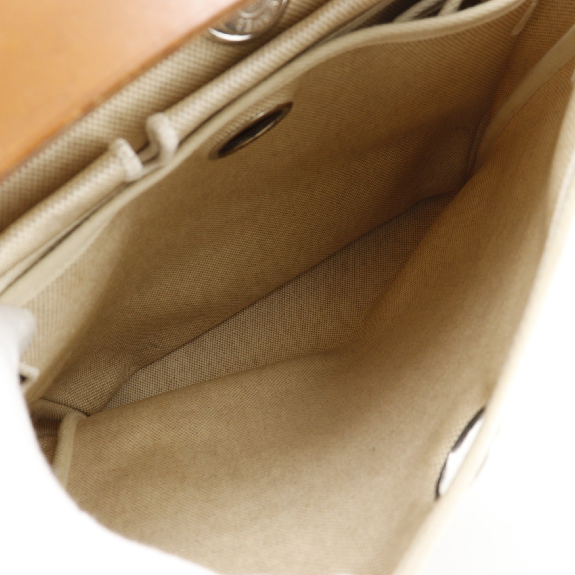 Hermes Beige Toile H Backpack (Pre-Owned)
