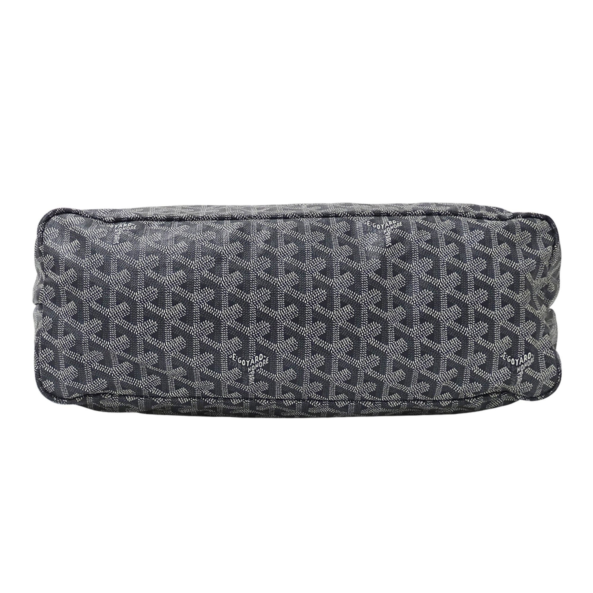 Goyard Gray Coated Canvas Handbag Shoulder Bag (Pre-Owned)