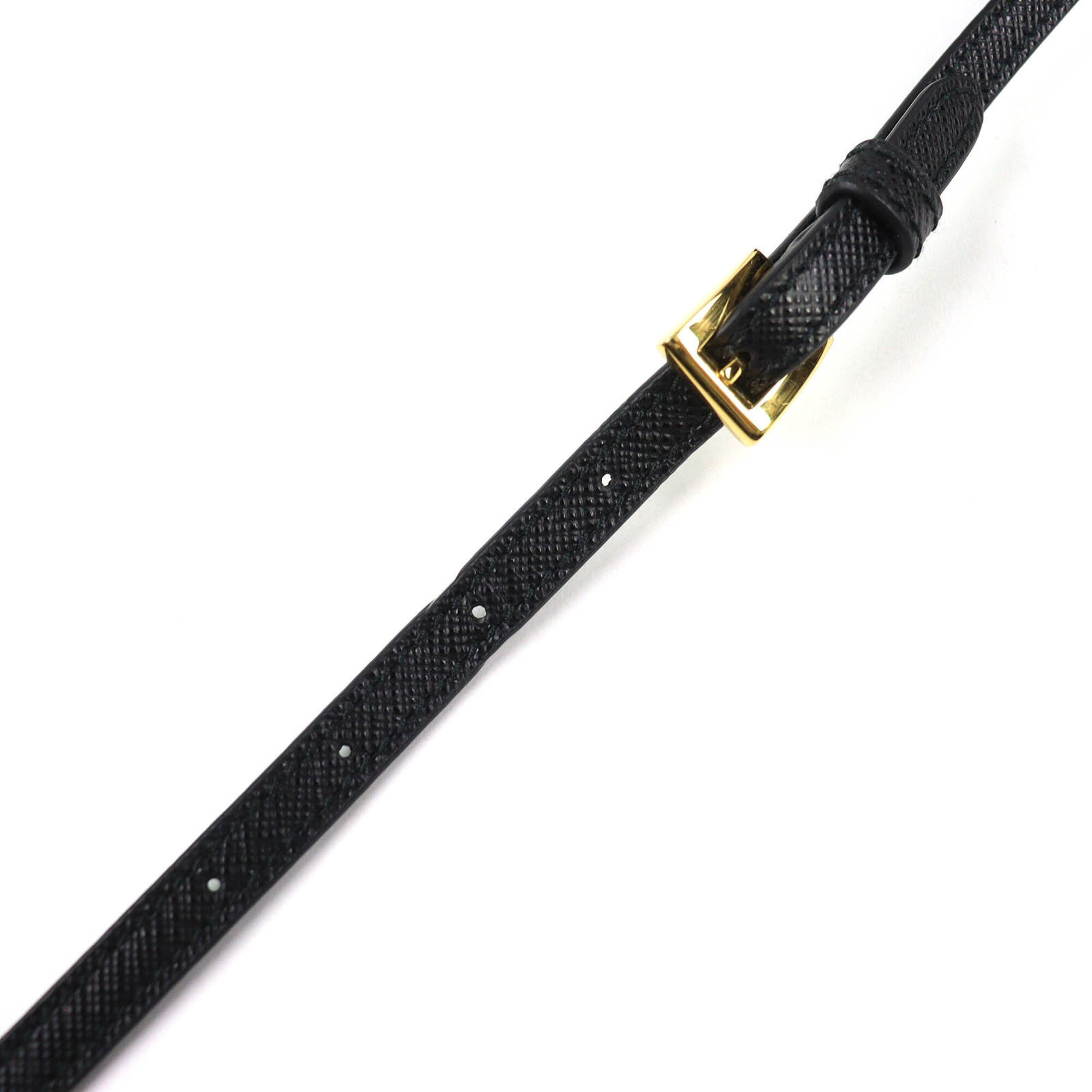 Prada Black Nylon Leather Shoulder Bag (Pre-Owned)