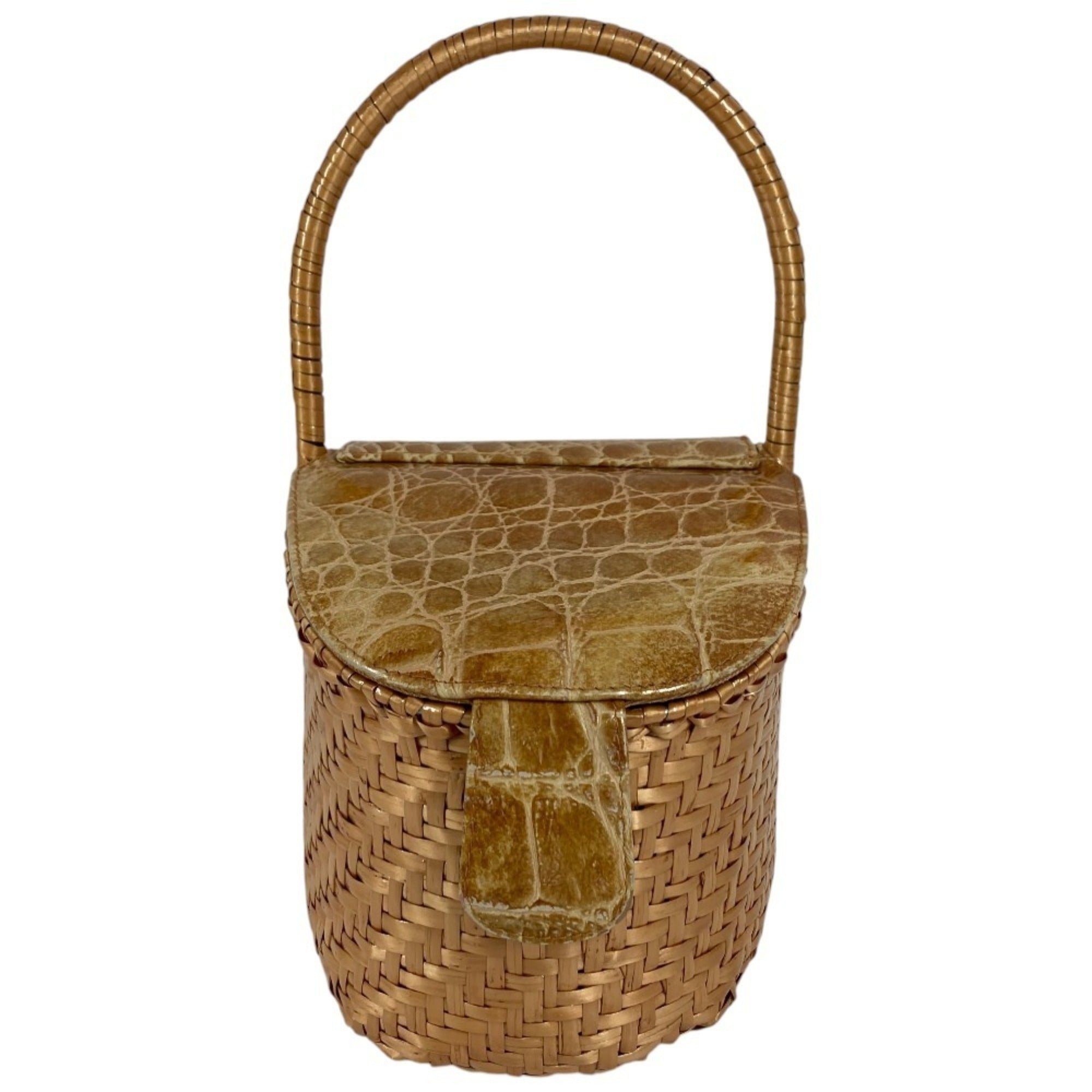 Fendi Beige Hemp Leather Handbag (Pre-Owned)