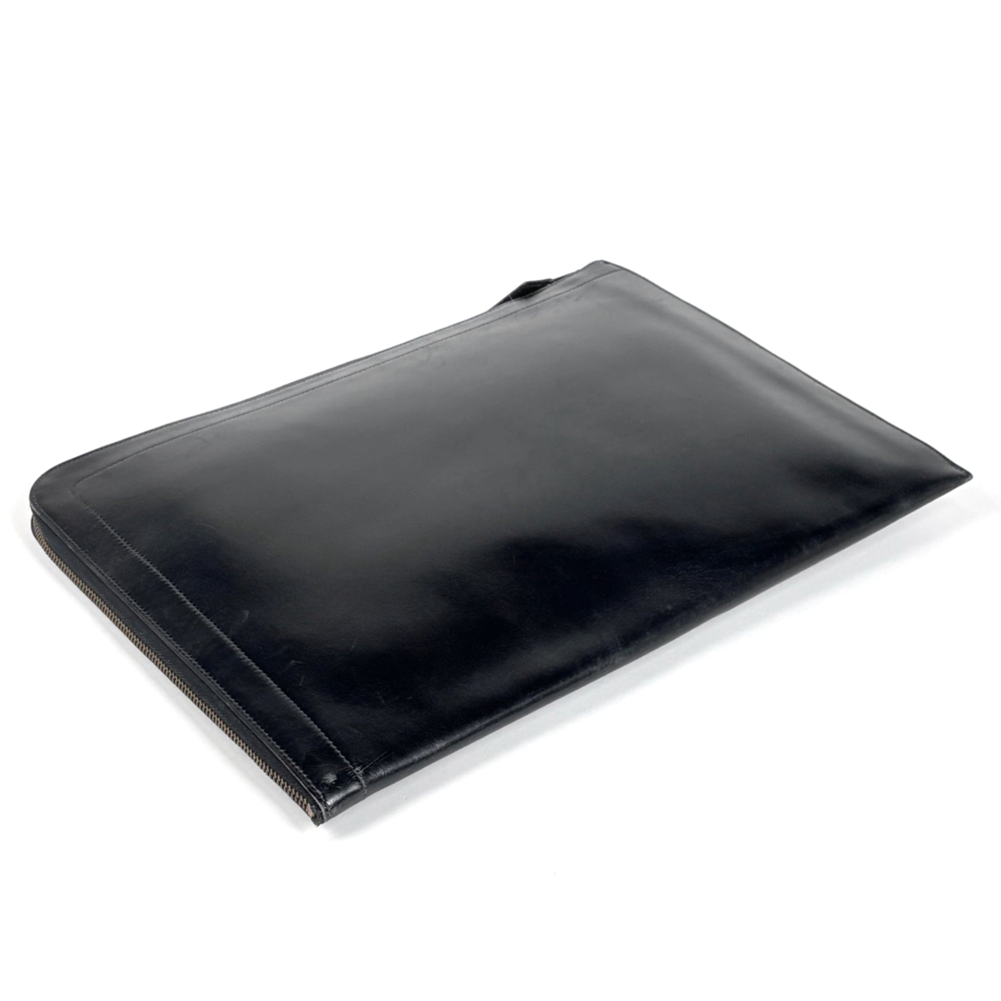 Hermes Black Box Calf Leather Clutch Bag (Pre-Owned)