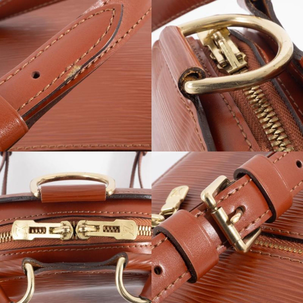 Louis Vuitton Epi Kenyan Brown Epi Leather Backpack (Pre-Owned)