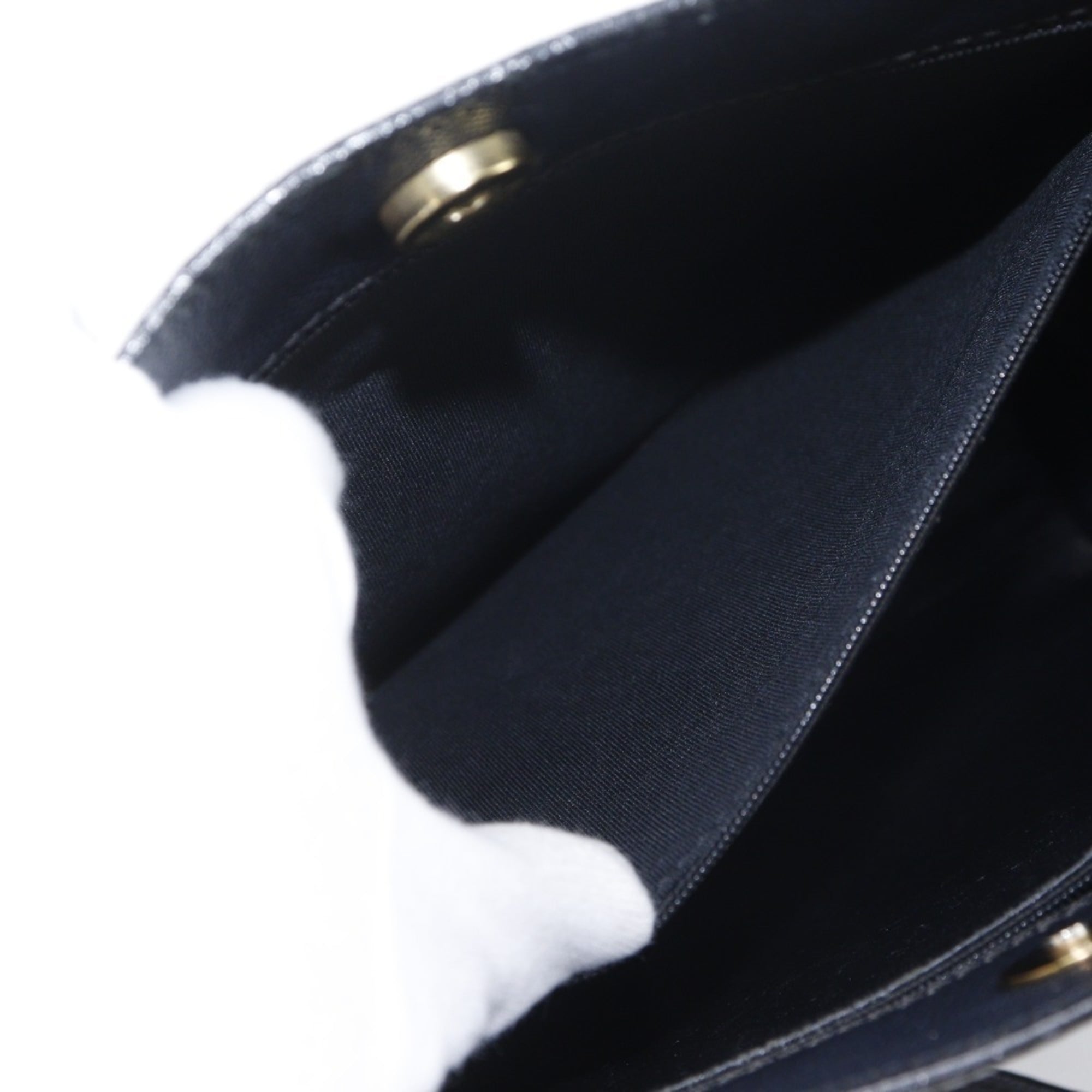 Chanel Black Grained Calfskin Tote Bag (Pre-Owned)