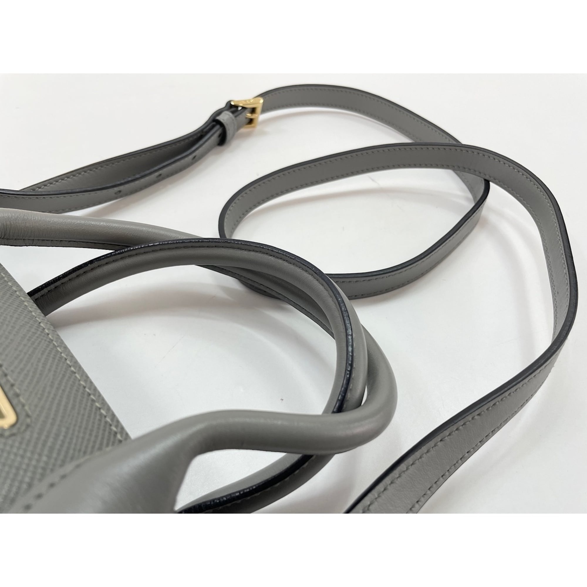 Prada Gray Shoulder Bag (Pre-Owned)