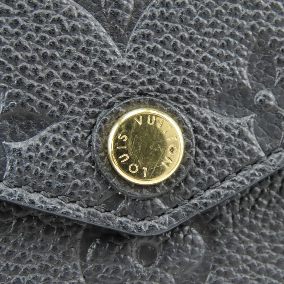 Louis Vuitton Noir Monogram Empreinte Pouch Shoulder Bag (Pre-Owned)