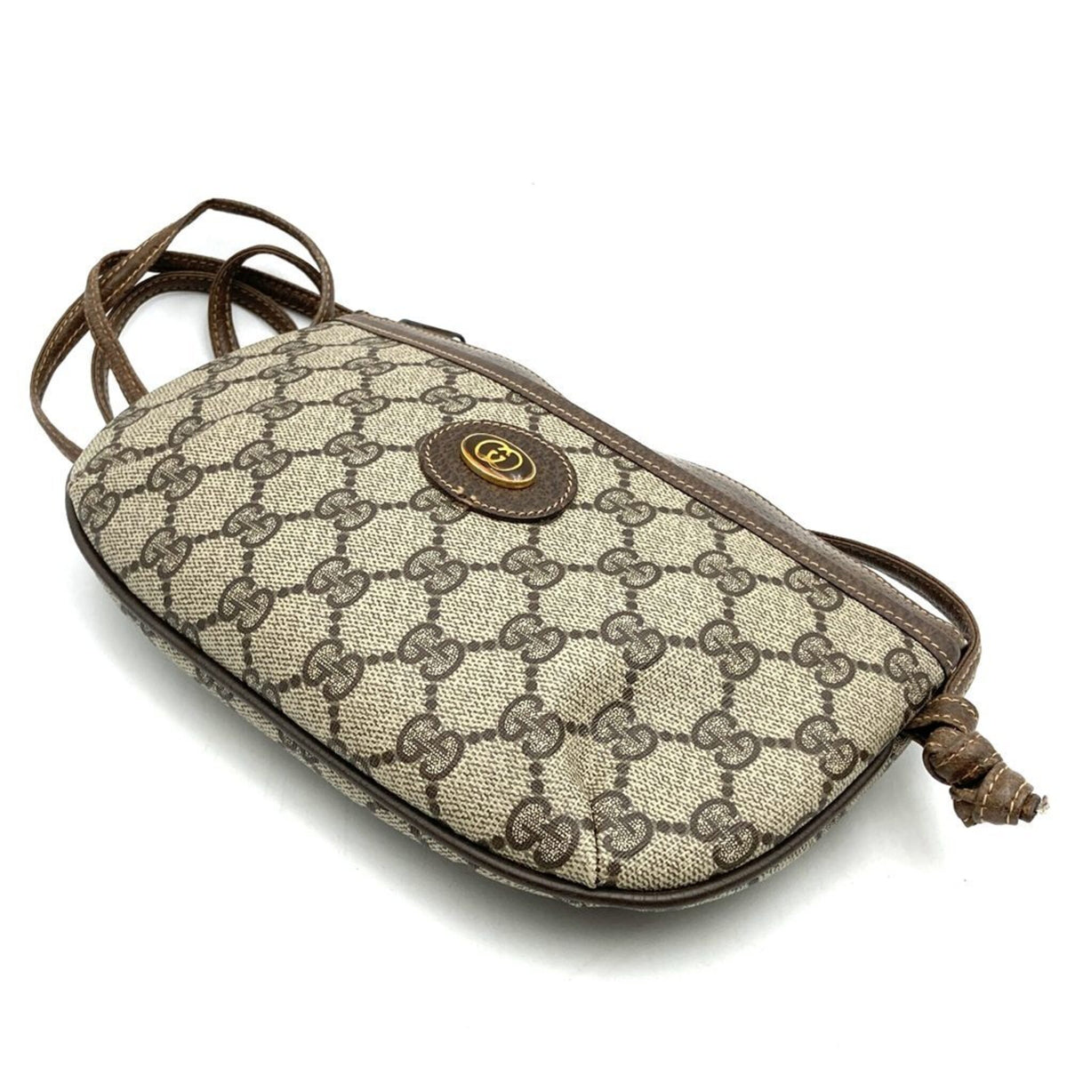 Gucci Brown Gg Supreme Shoulder Bag (Pre-Owned)
