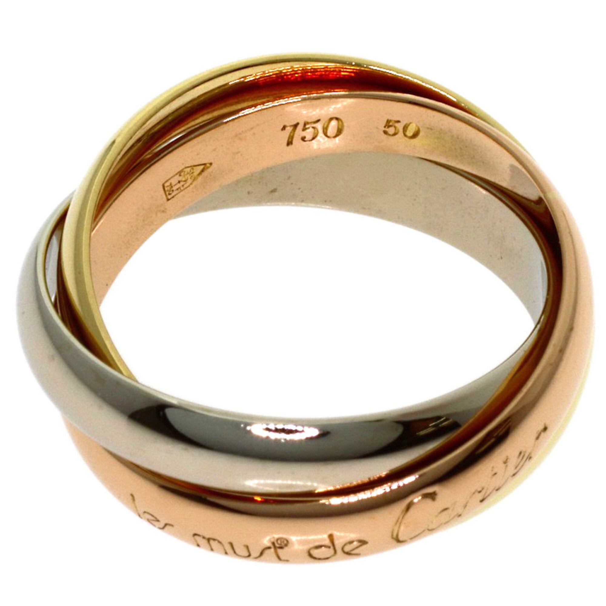 Cartier Yellow Gold (18K) Pink Gold (18K) White Gold (18K) Band Ring (Pre-Owned)