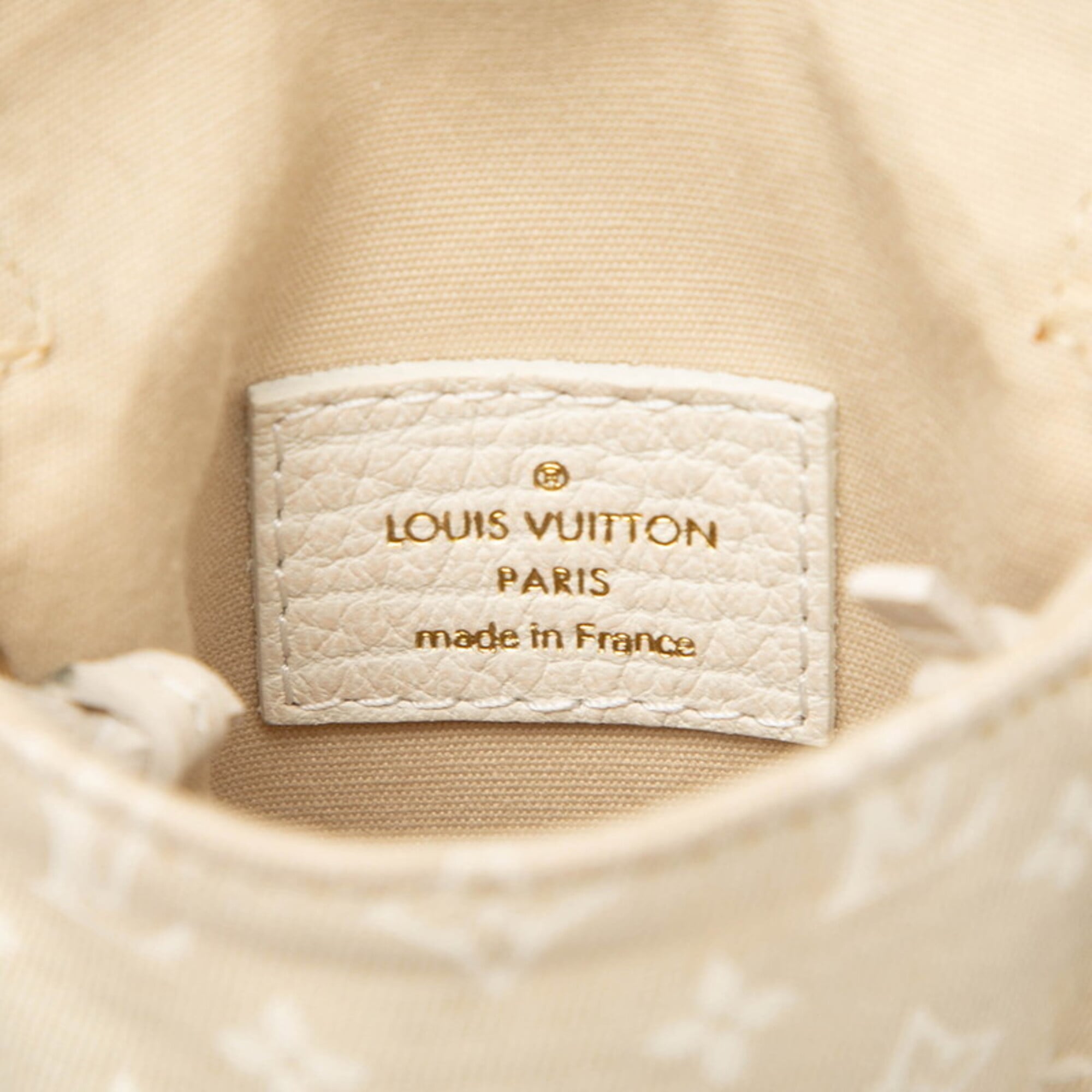 Louis Vuitton Beige Dune Canvas Leather Pochette Shoulder Bag (Pre-Owned)