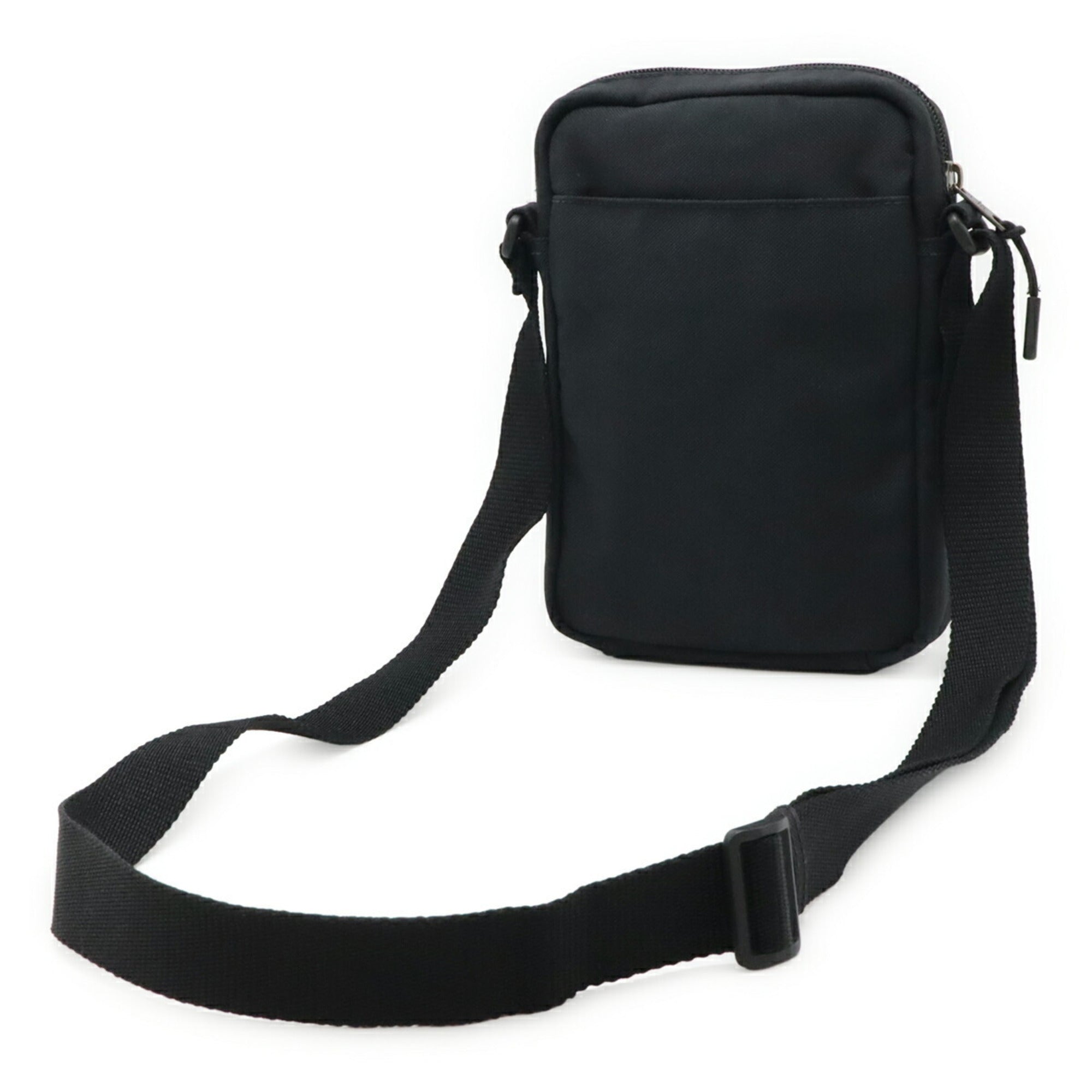 Balenciaga Black White Nylon Canvas Handbag Pochette Shoulder Bag (Pre-Owned)