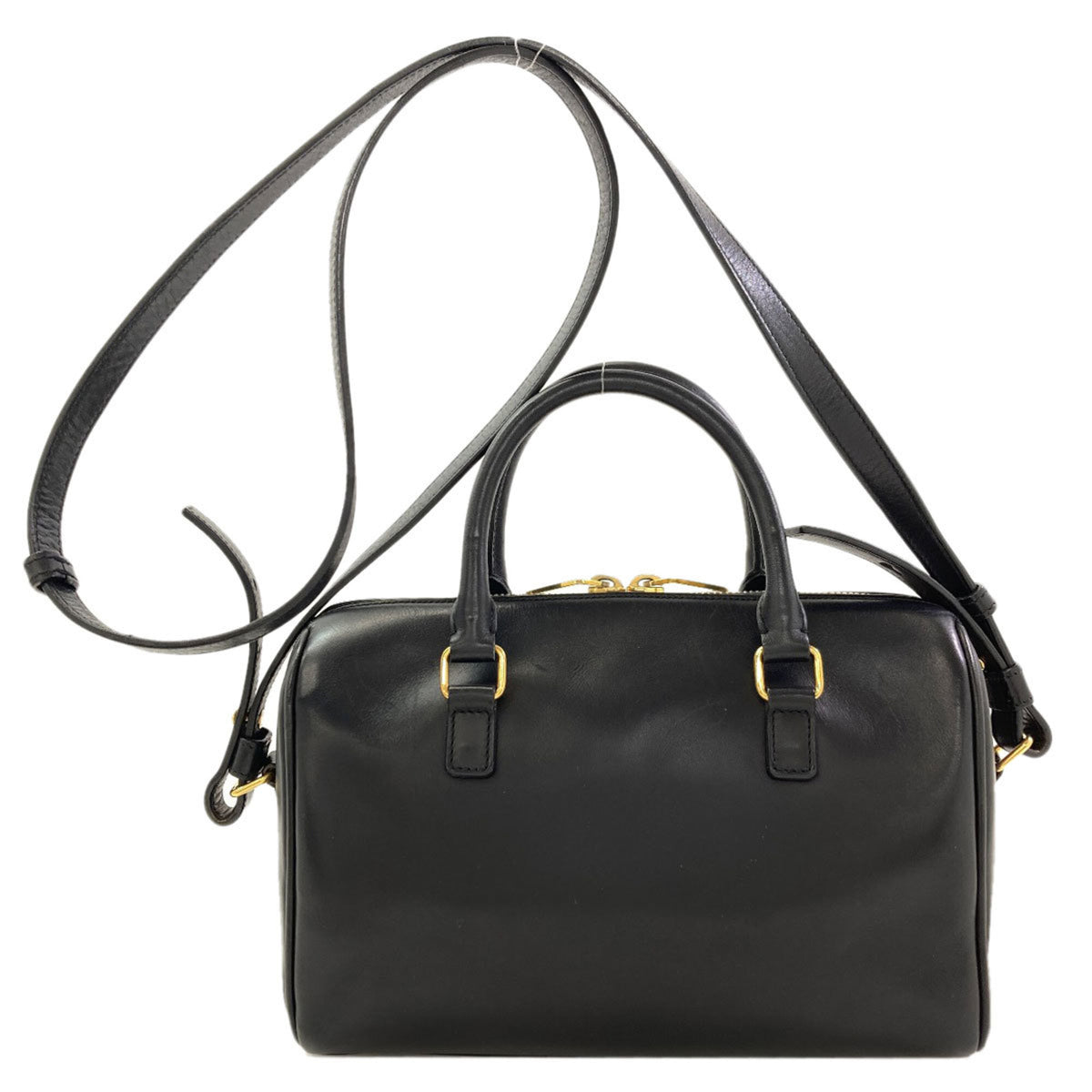Yves Saint Laurent Black Leather Handbag (Pre-Owned)