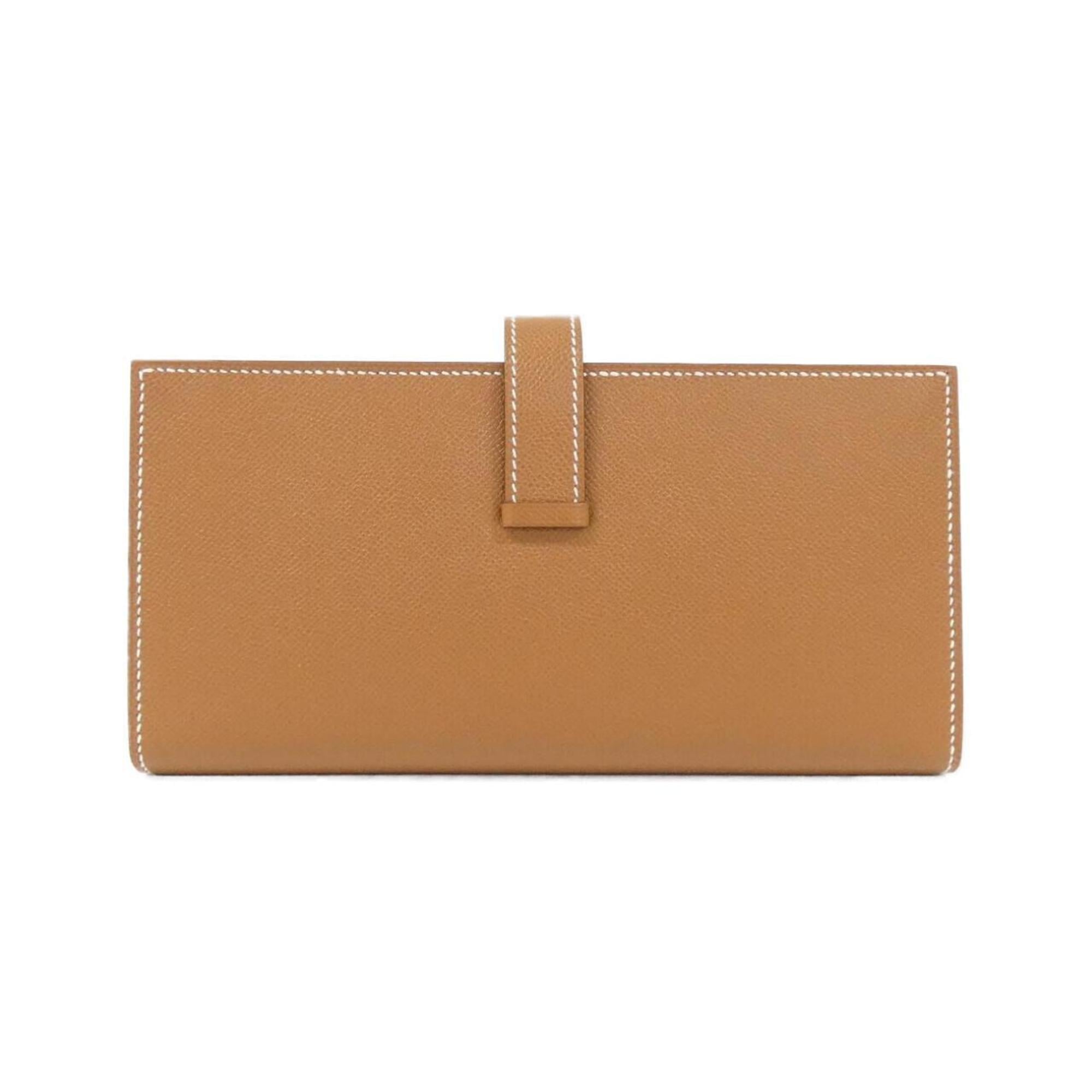 Hermes Gold Long Wallet (Bi-Fold) (Pre-Owned)