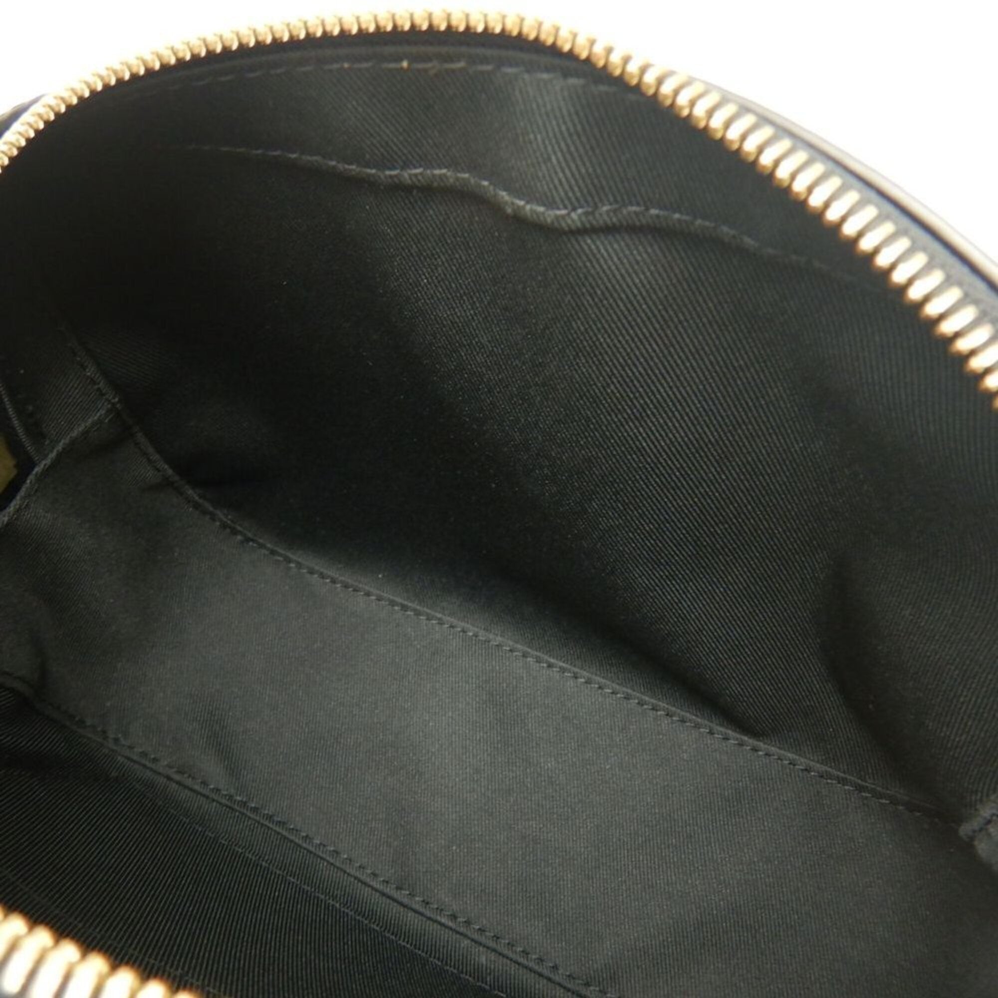 Louis Vuitton Noir Coated Canvas Leather Shoulder Bag (Pre-Owned)