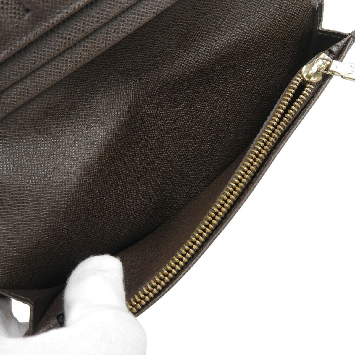 Louis Vuitton Ebene Pvc Long Wallet (Bi-Fold) (Pre-Owned)
