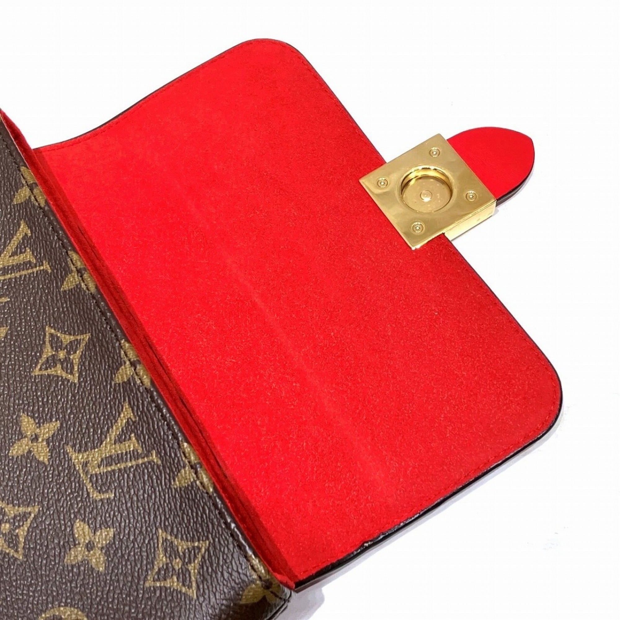 Louis Vuitton Brown Monogram Leather Pvc Handbag (Pre-Owned)