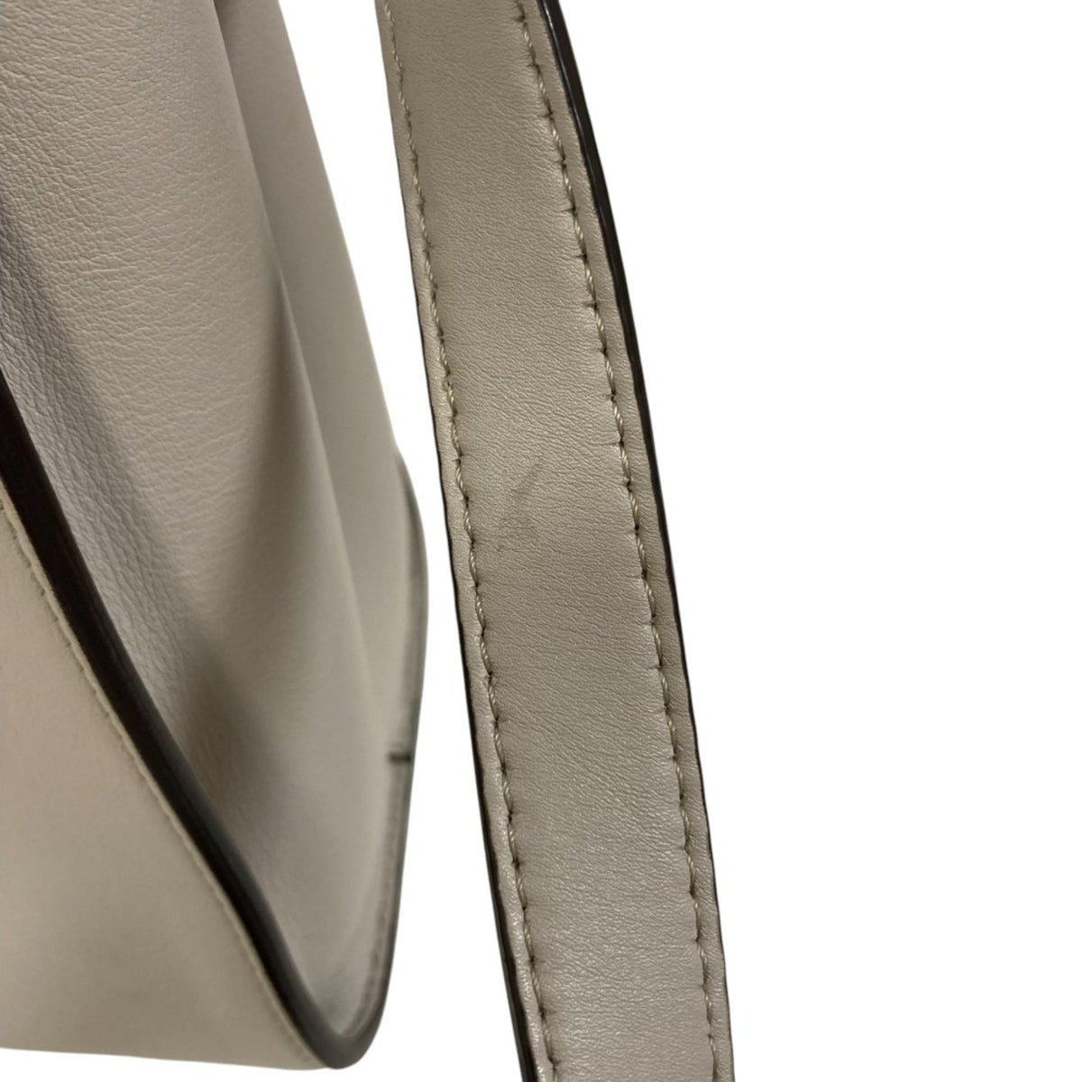 Fendi Peekaboo Gray Handbag Shoulder Bag (Pre-Owned)