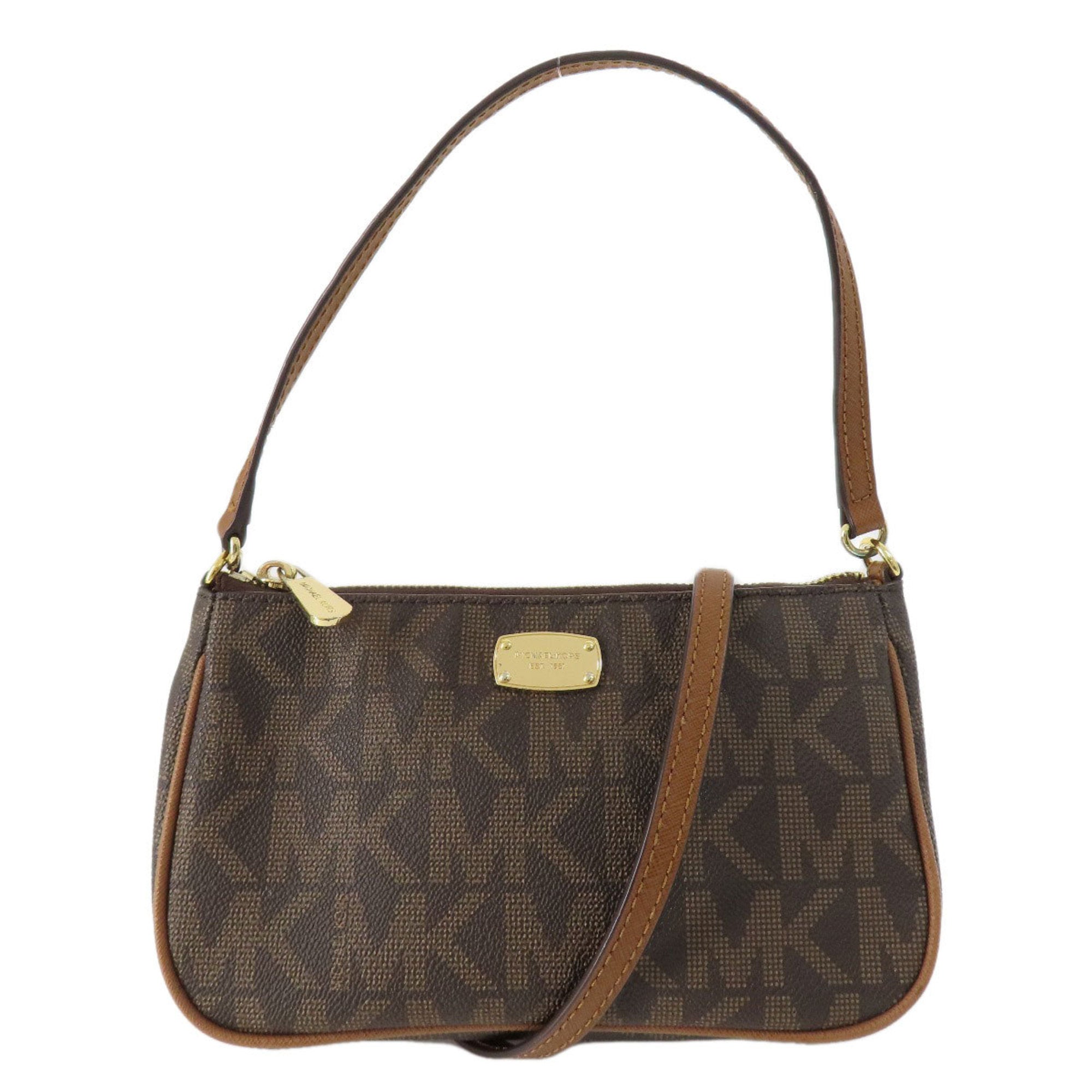 Michael Kors Brown Pvc Handbag (Pre-Owned)