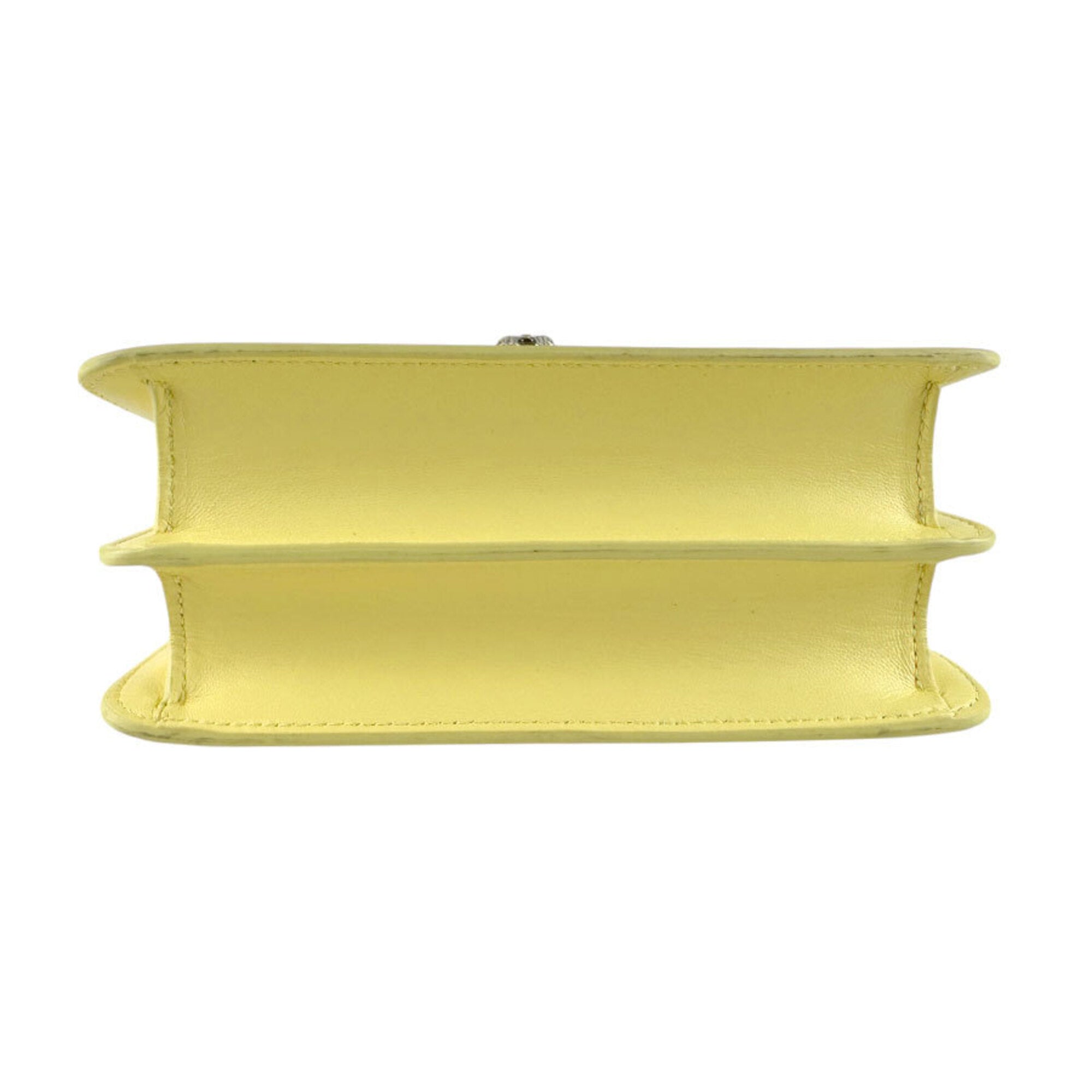 Bvlgari Yellow Leather Shoulder Bag (Pre-Owned)