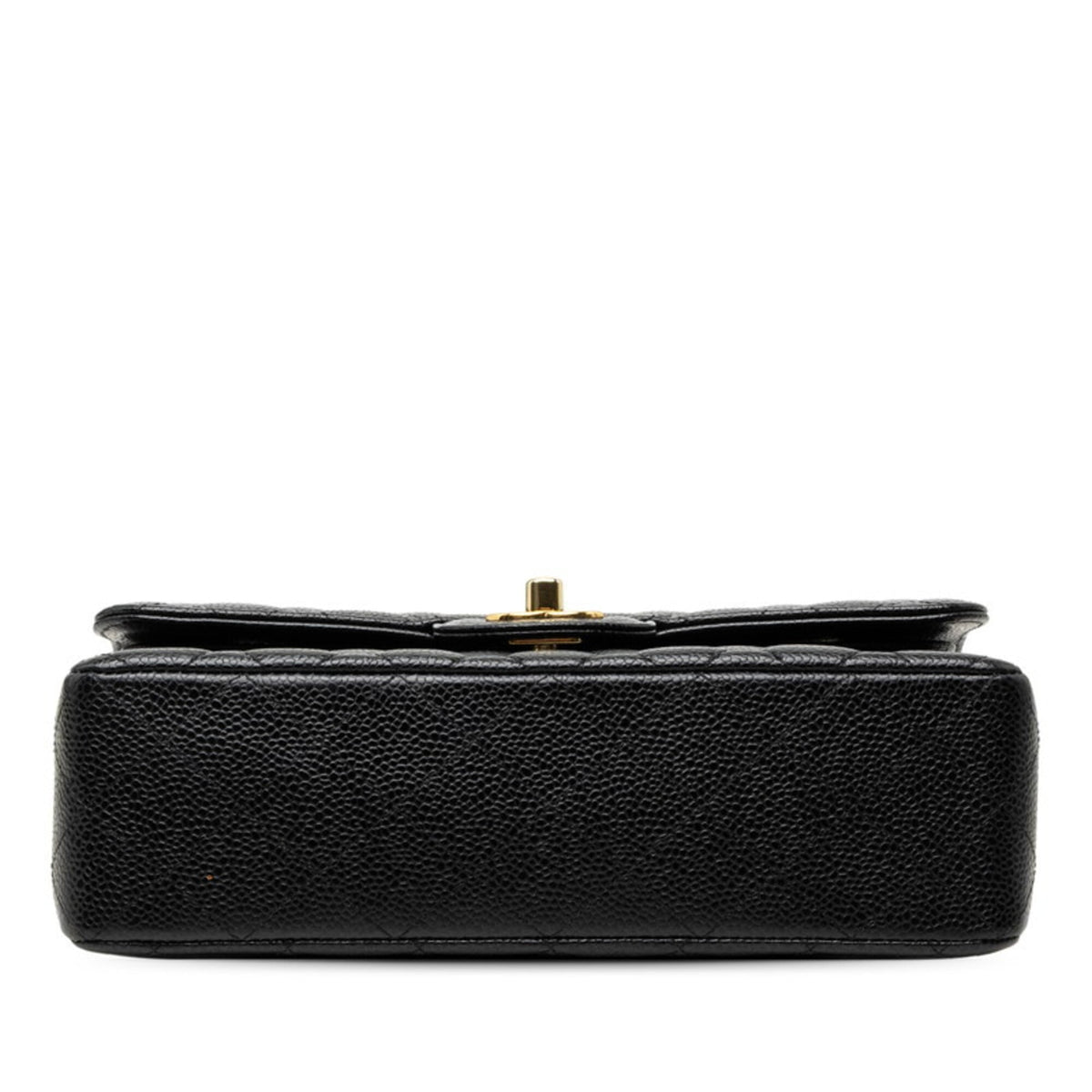 Chanel Black Grained Calfskin Shoulder Bag (Pre-Owned)
