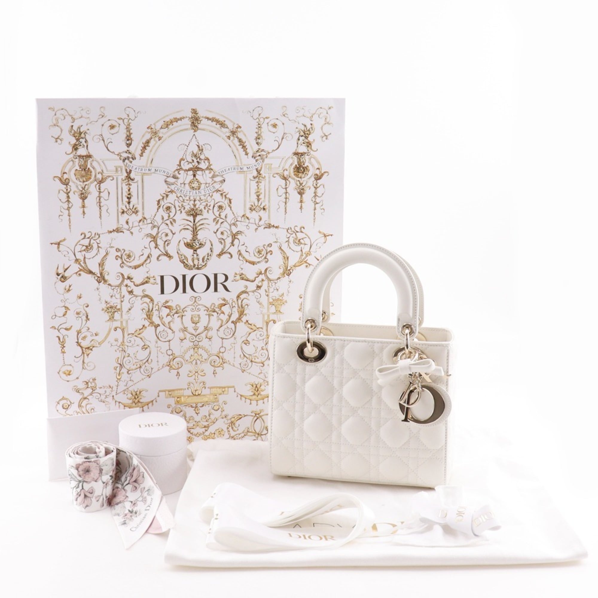Christian Dior White Leather Handbag (Pre-Owned)