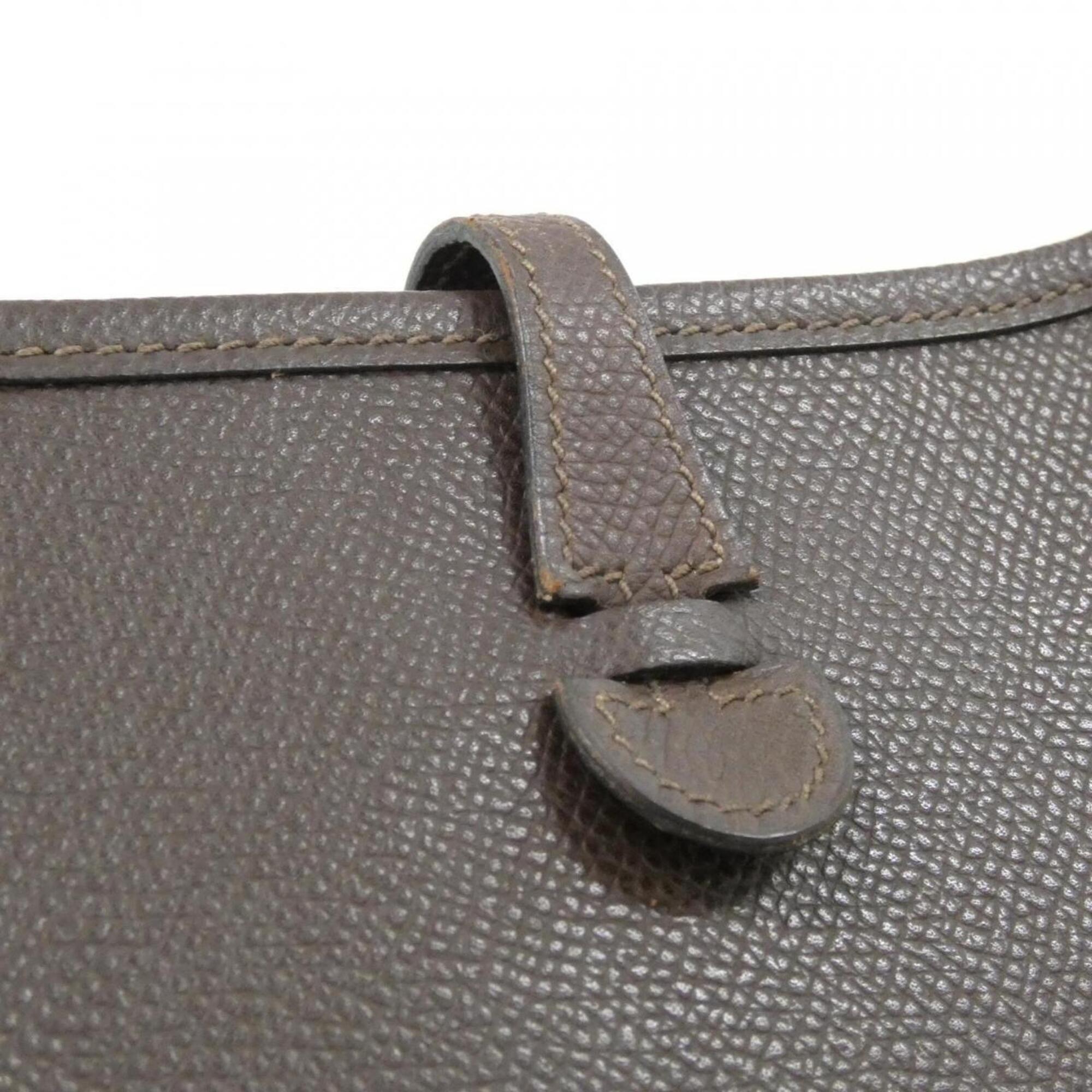 Hermes Brown Chocolat Epsom Leather Handbag (Pre-Owned)