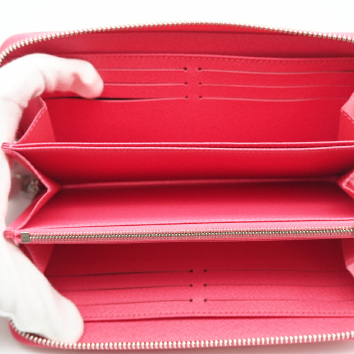 Louis Vuitton Epi Pink Leather Long Bill Wallet (Bi-Fold) (Pre-Owned)