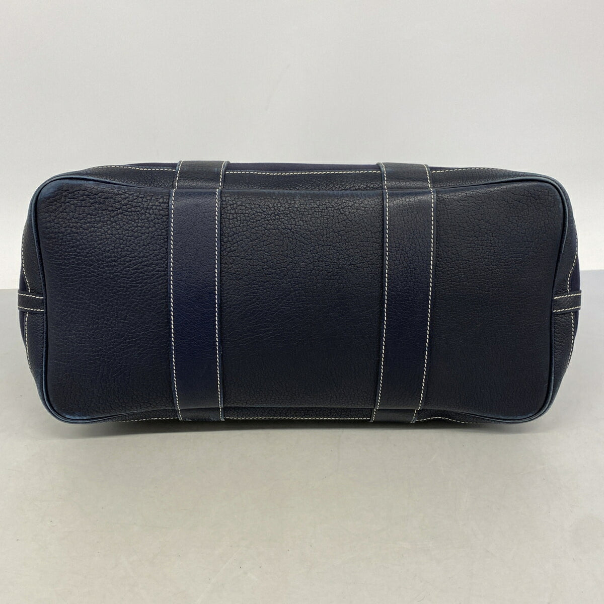 Hermes Navy Toile Officier Tote Bag (Pre-Owned)