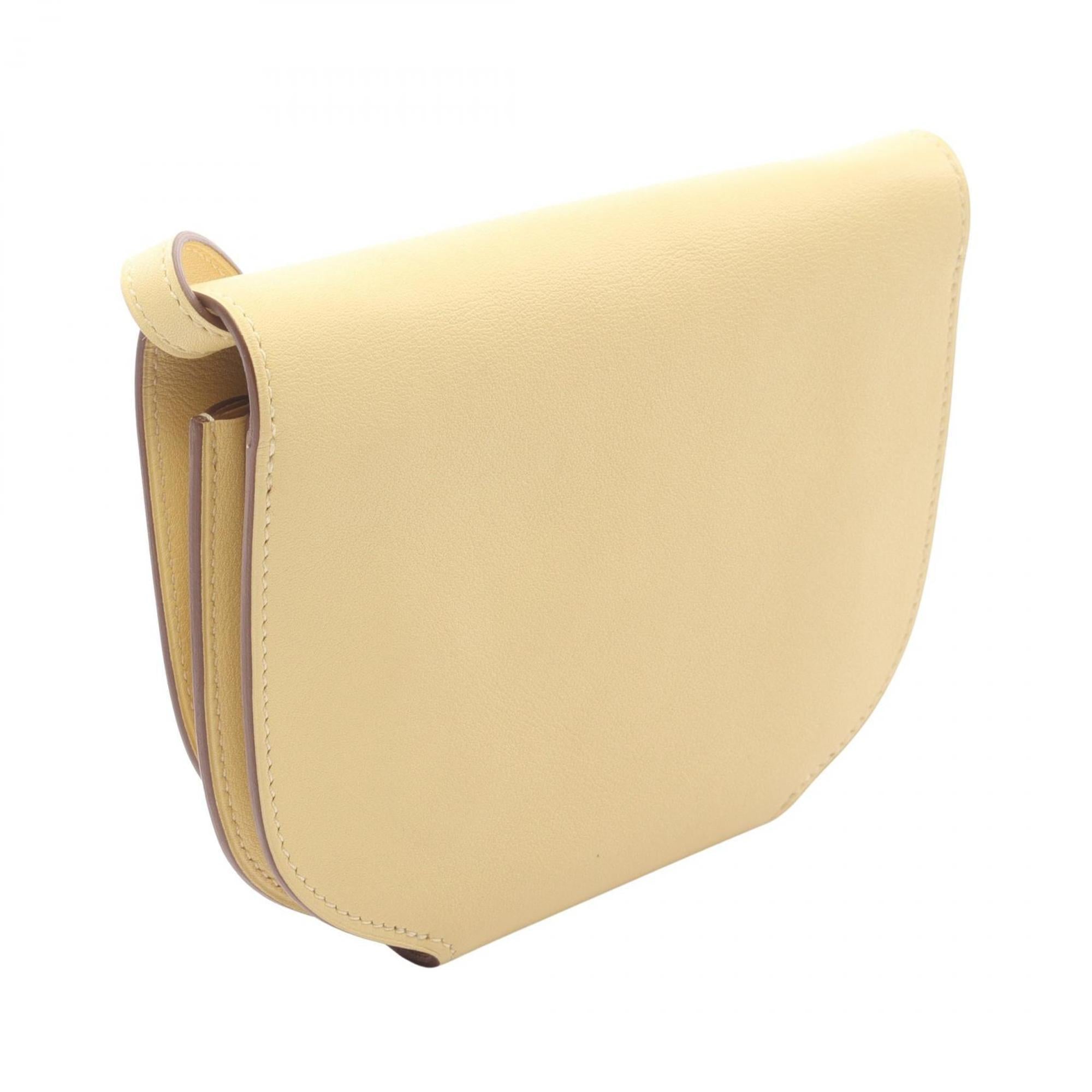 Hermes Yellow Swift Leather Shoulder Bag (Pre-Owned)