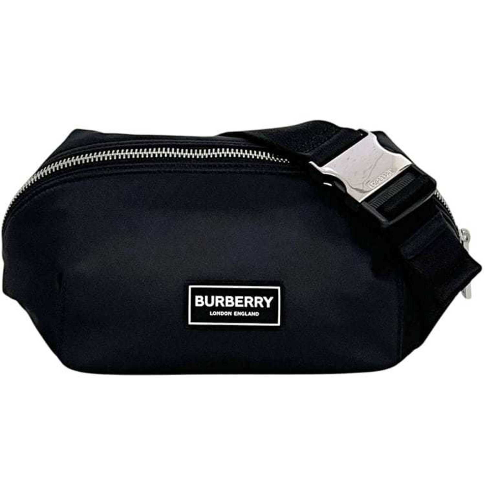 Burberry Black Nylon Shoulder Bag Sling Bag (Pre-Owned)