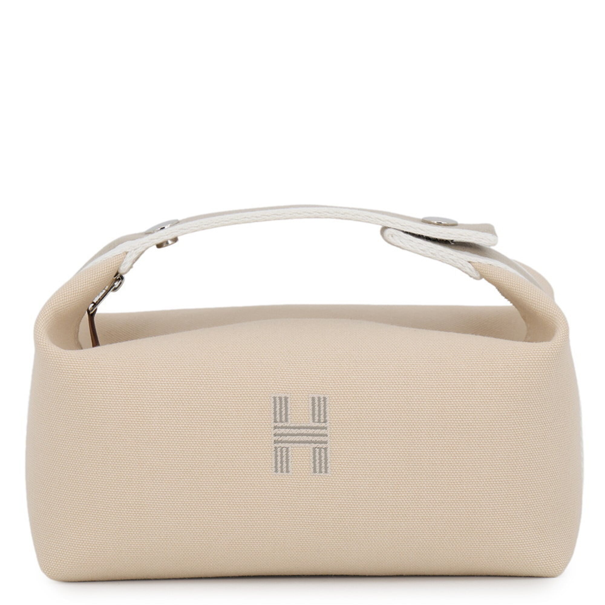 Hermes Beige Canvas Handbag Pouch (Pre-Owned)