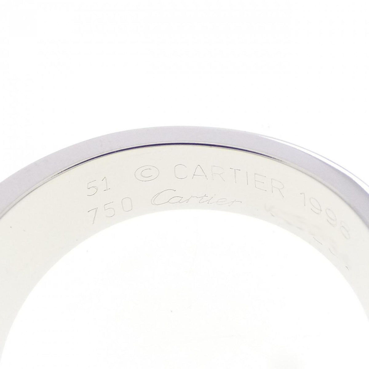 Cartier White Gold (18K) Band Ring (Pre-Owned)