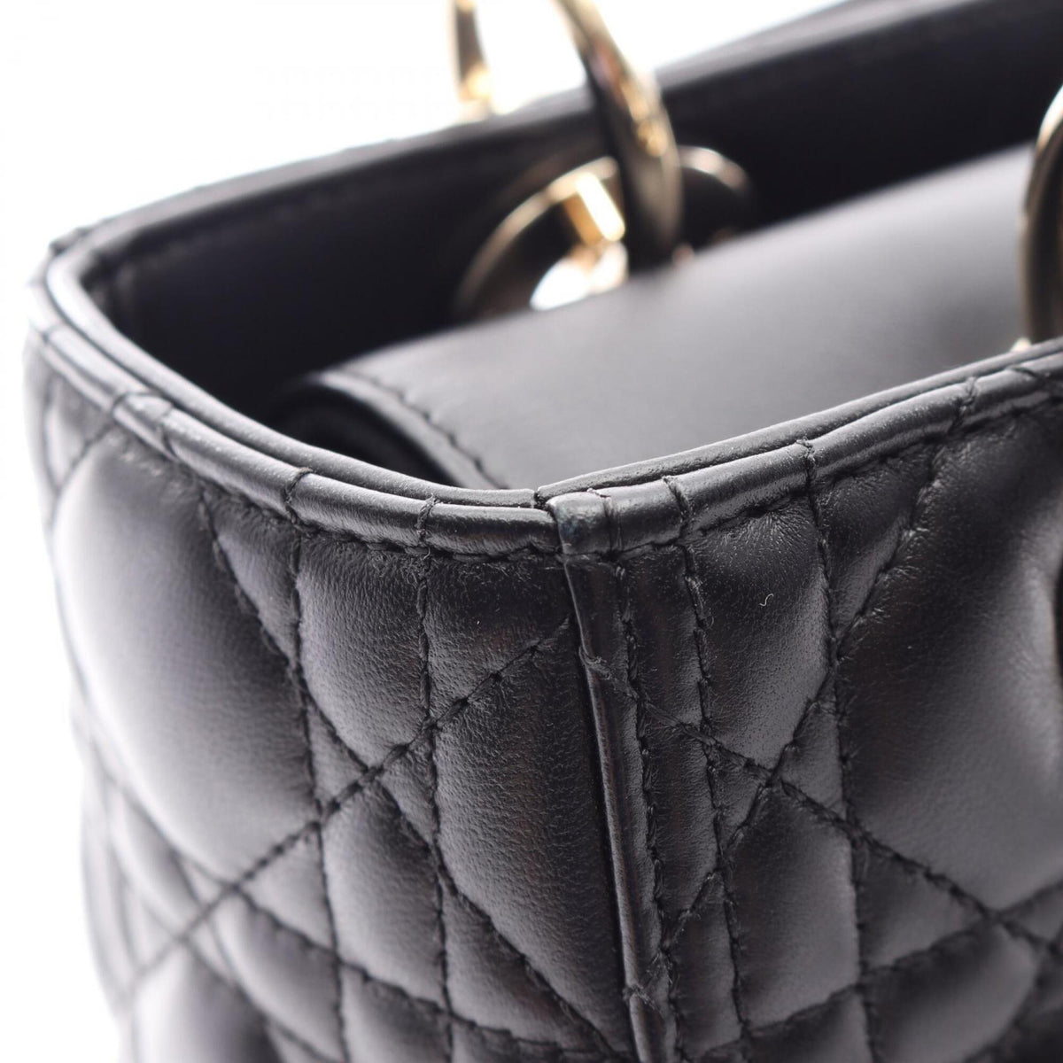 Christian Dior Black Leather Handbag (Pre-Owned)