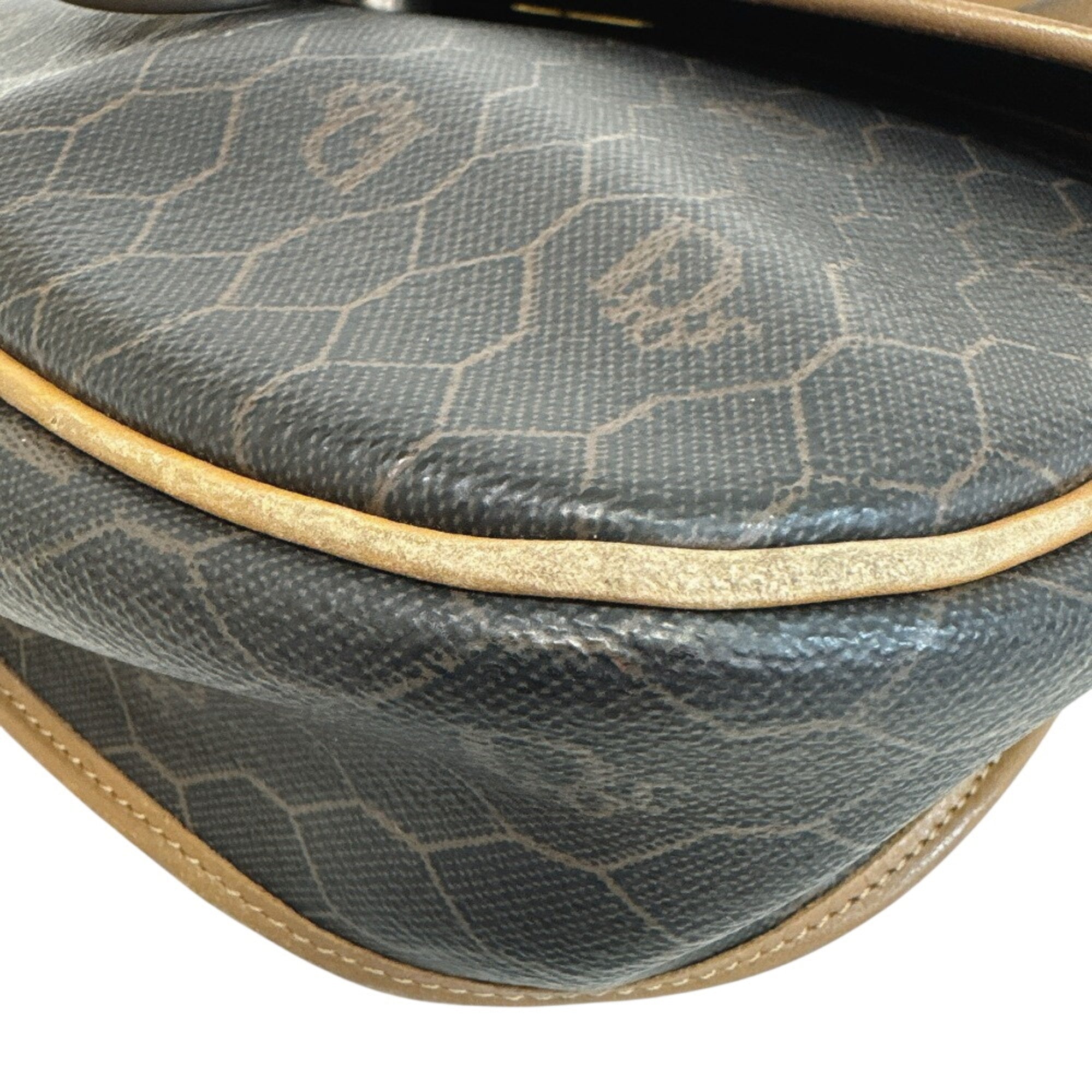 Christian Dior Brown Pvc Pochette Shoulder Bag (Pre-Owned)
