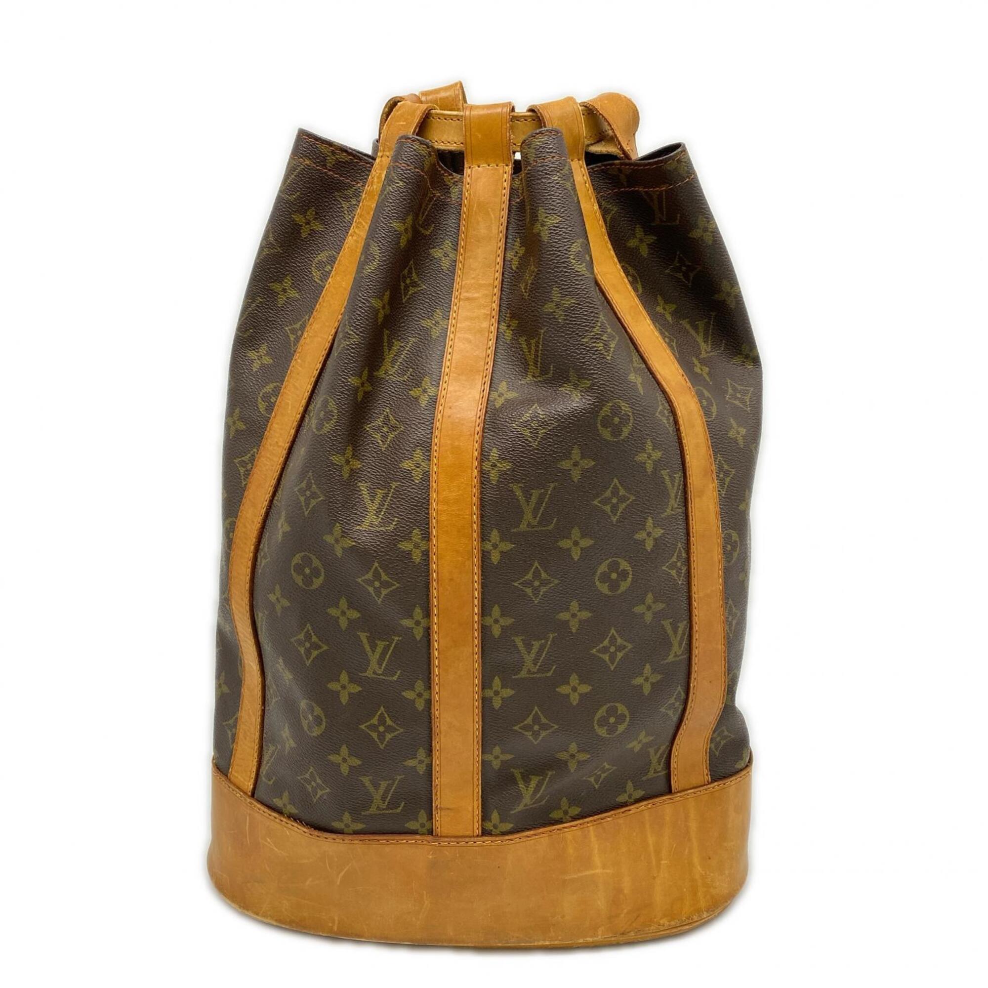 Louis Vuitton Brown Monogram Monogram Leather Shoulder Bag (Pre-Owned)
