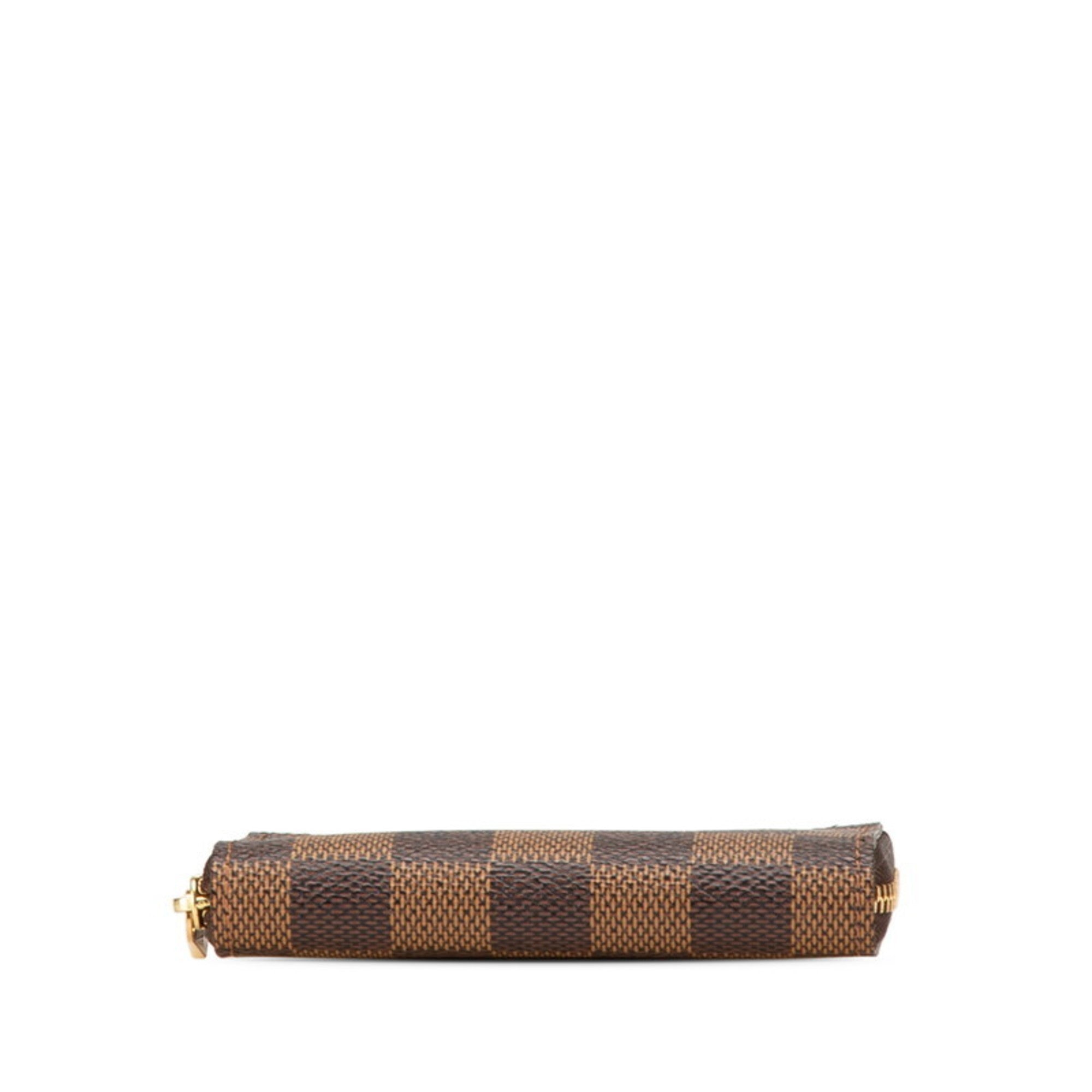 Louis Vuitton Damier Brown Pvc Coin Purse/Coin Case (Pre-Owned)