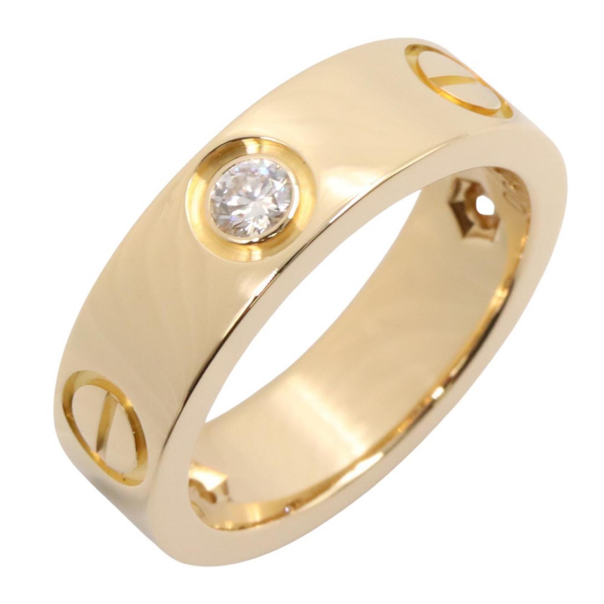 Cartier Gold Clear Yellow Gold (18K) Band Ring (Pre-Owned)