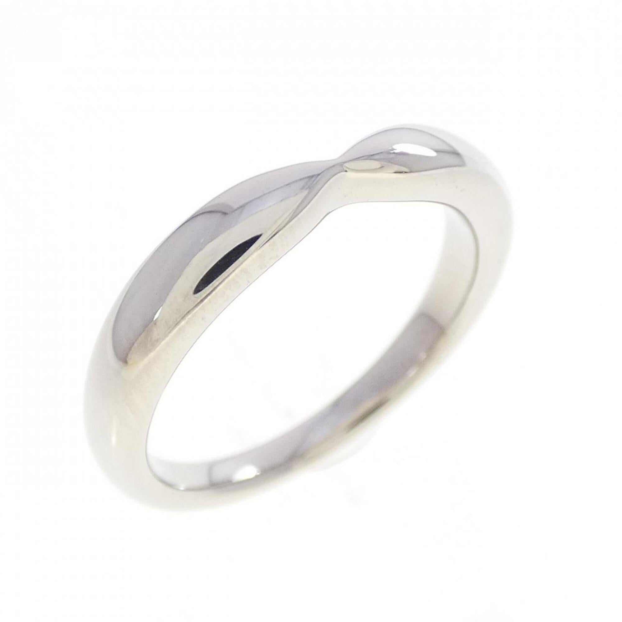 Tiffany Platinum Platinum 950 Band Ring (Pre-Owned)