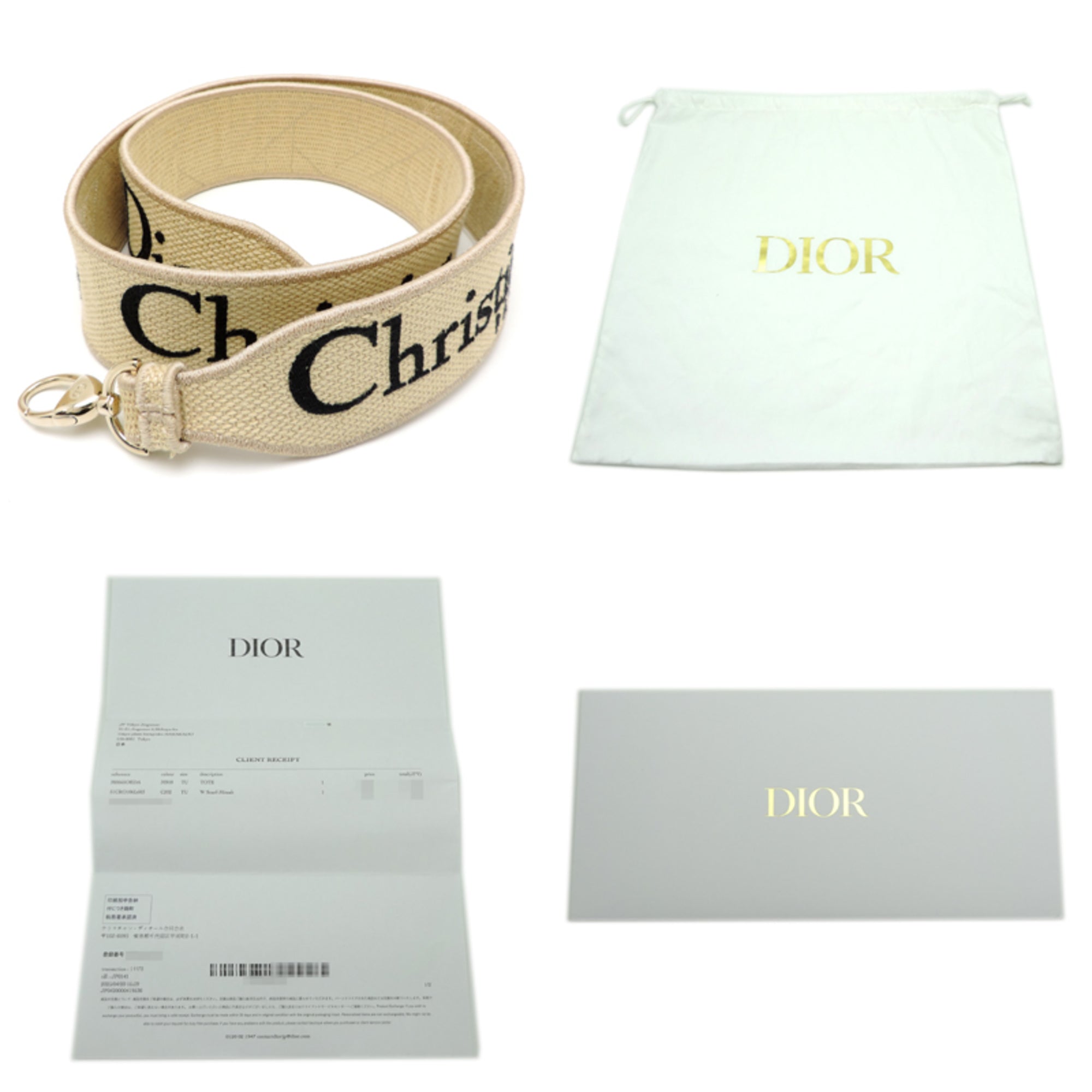 Christian Dior Beige Canvas Handbag (Pre-Owned)