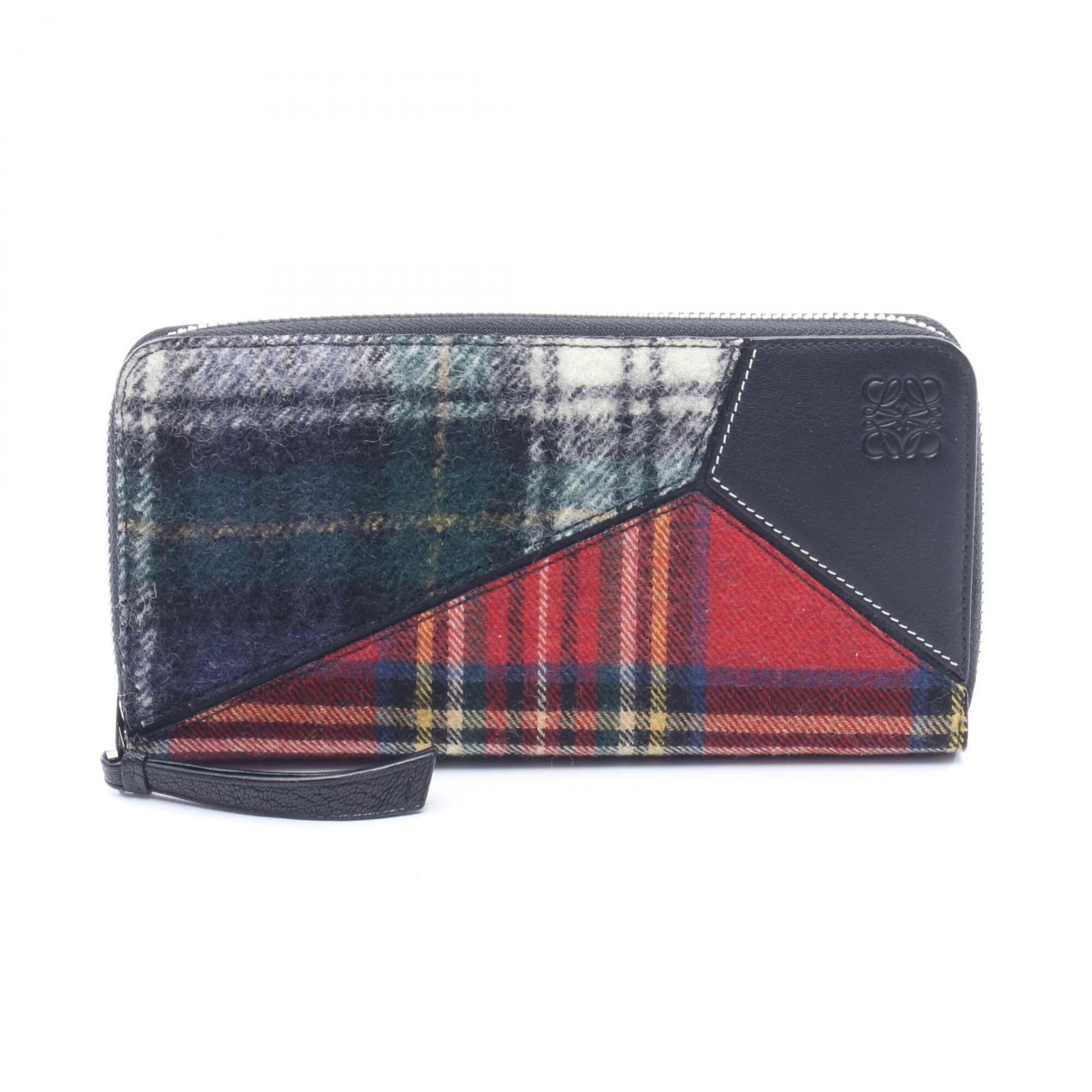 Loewe Multi-Color Leather Fabric Long Wallet (Bi-Fold) (Pre-Owned)