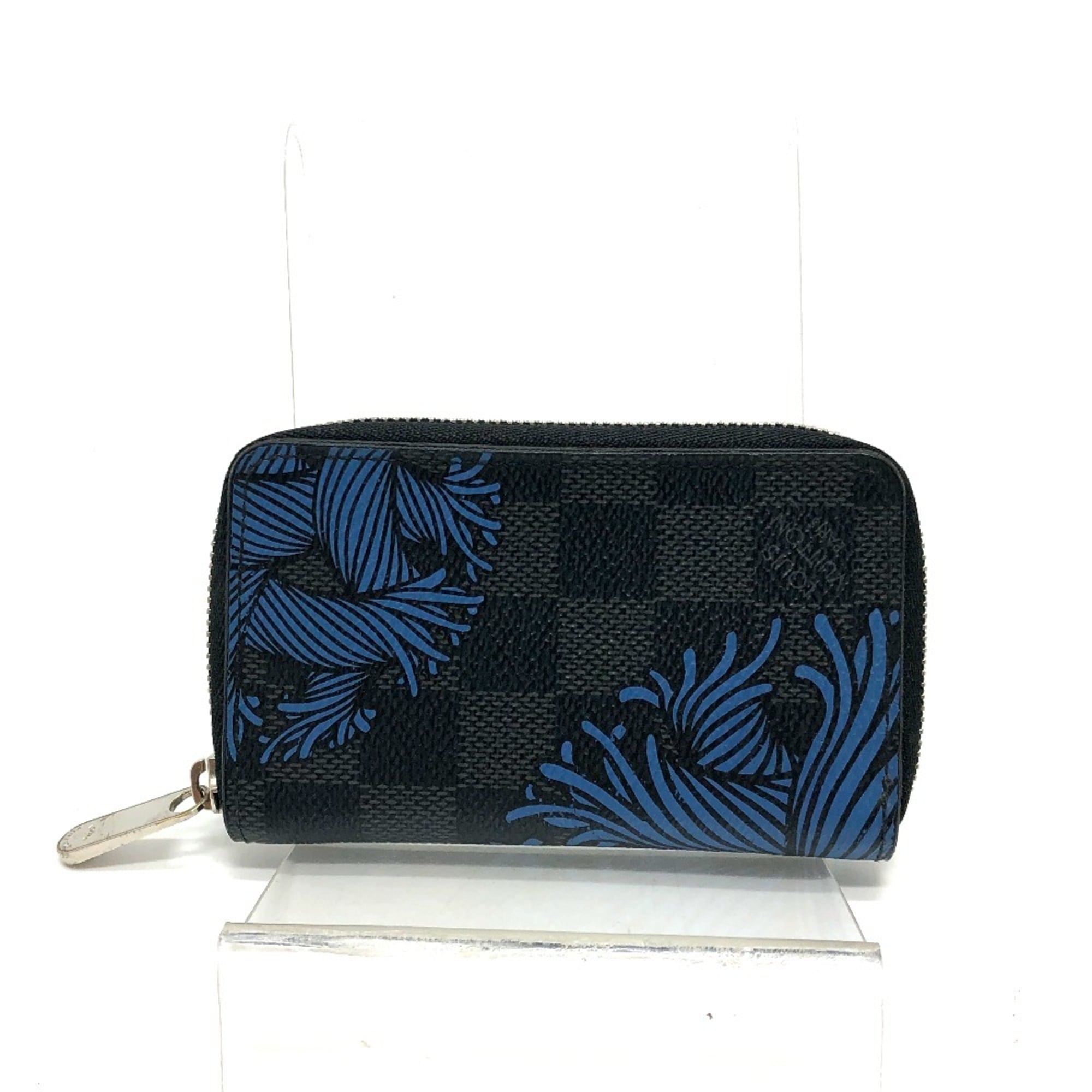 Louis Vuitton Black Damier Graphite Coin Purse/Coin Case (Pre-Owned)