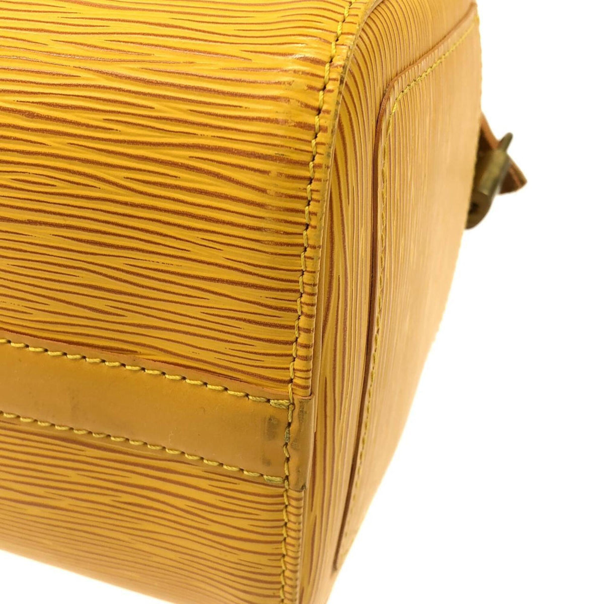 Louis Vuitton Yellow Leather Boston Bag (Pre-Owned)